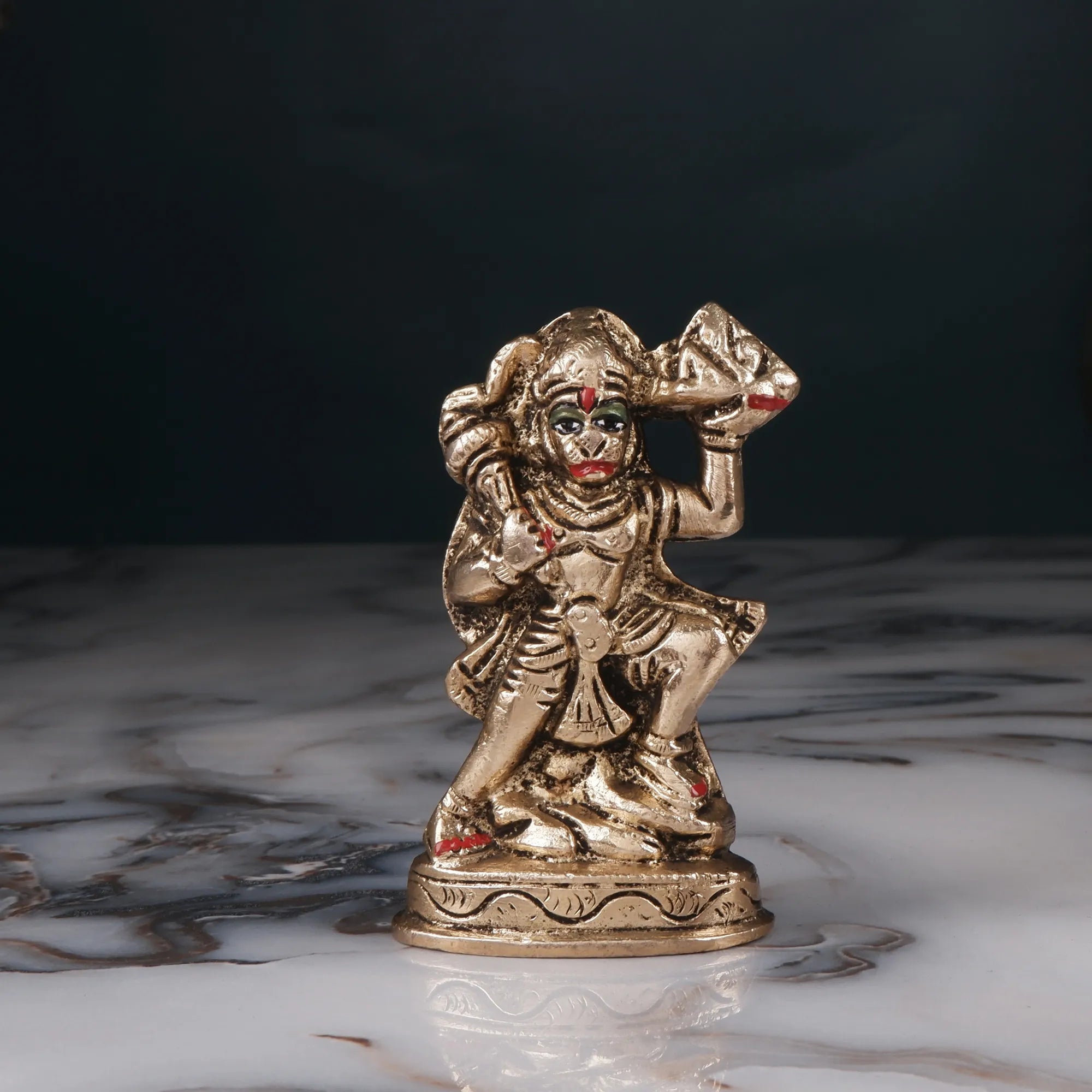 Brass Hanuman Idol(3.5 Inch)