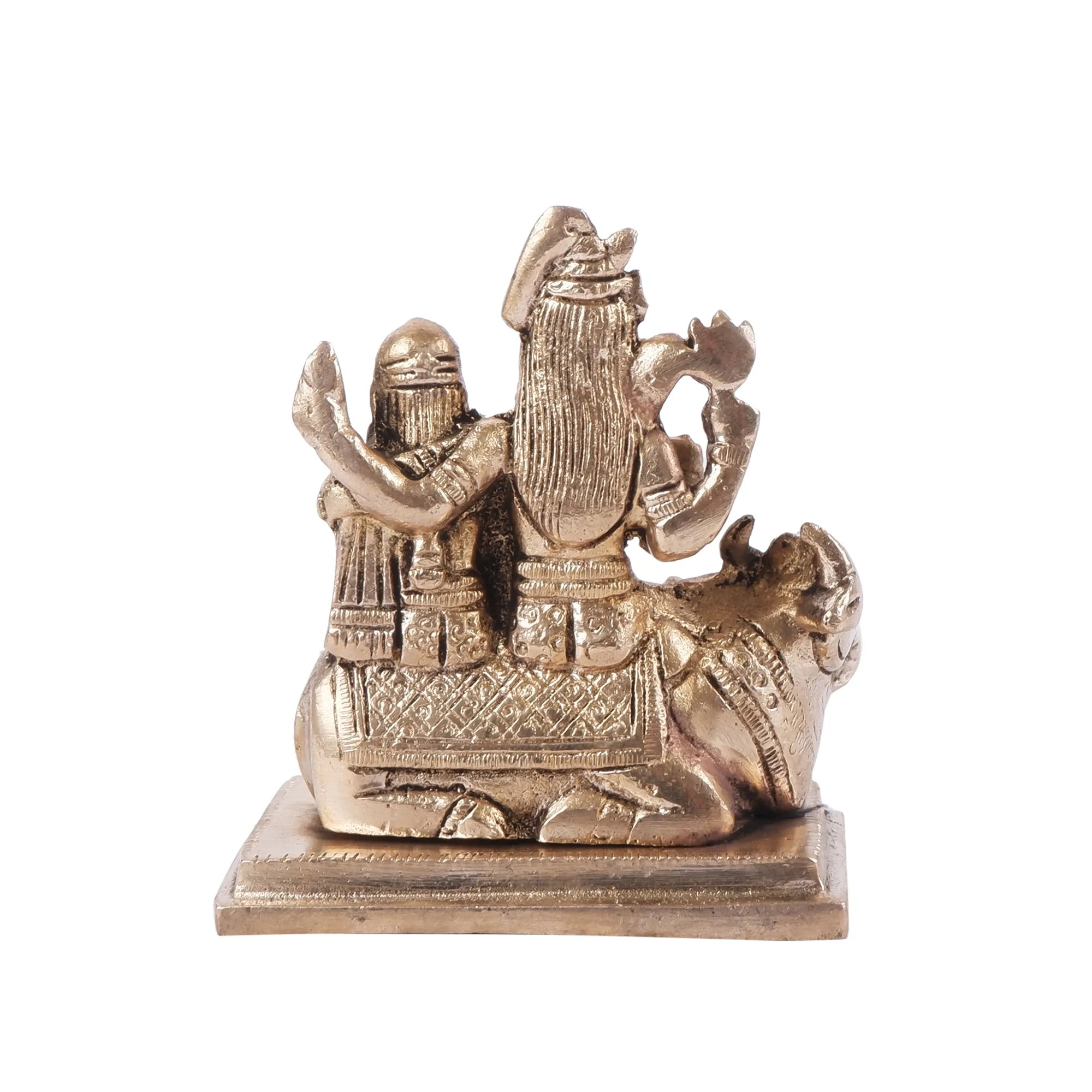 Brass Shiv Pariwar Idol (3.9 Inch)