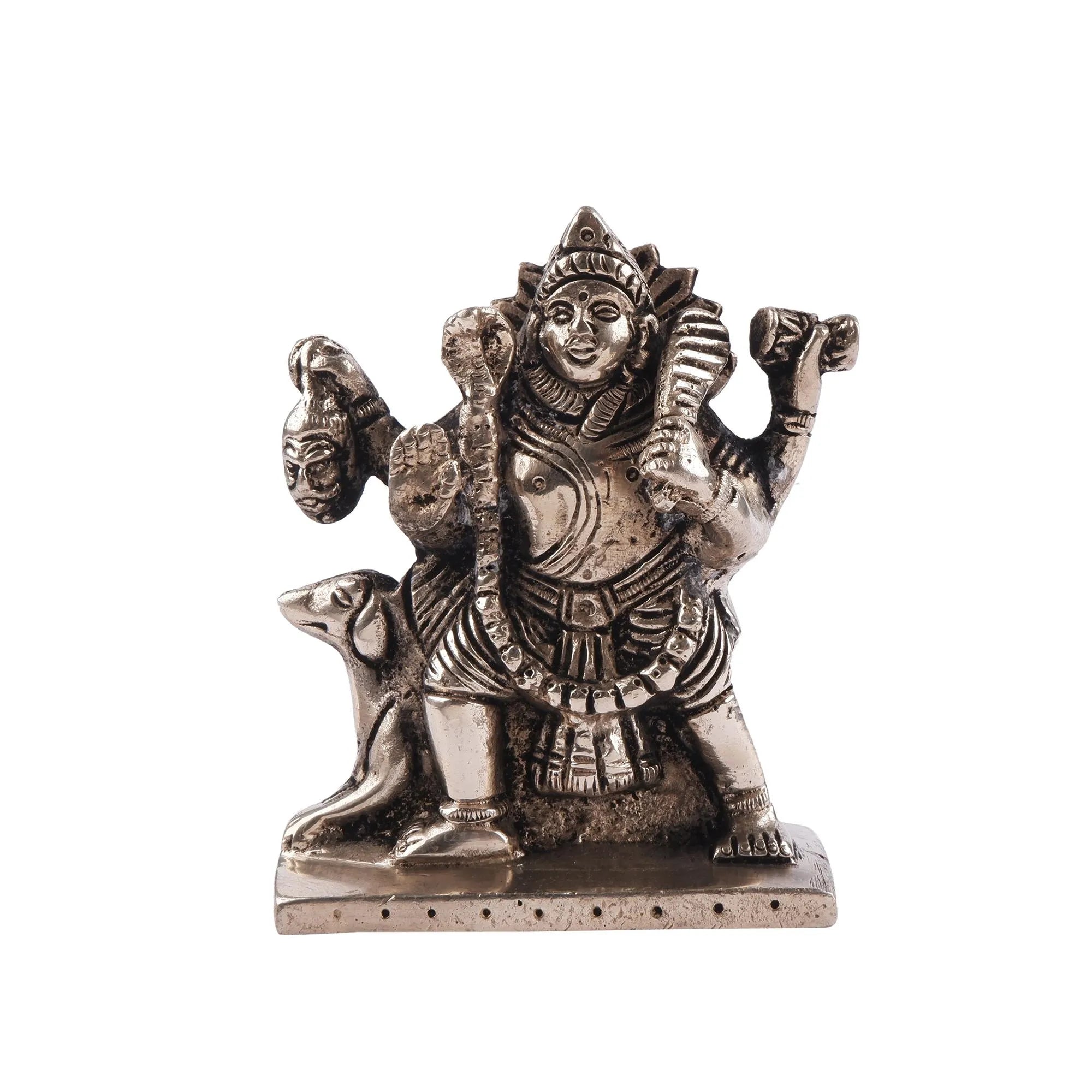 Brass Bhairav Baba Idol(3.5 Inch)