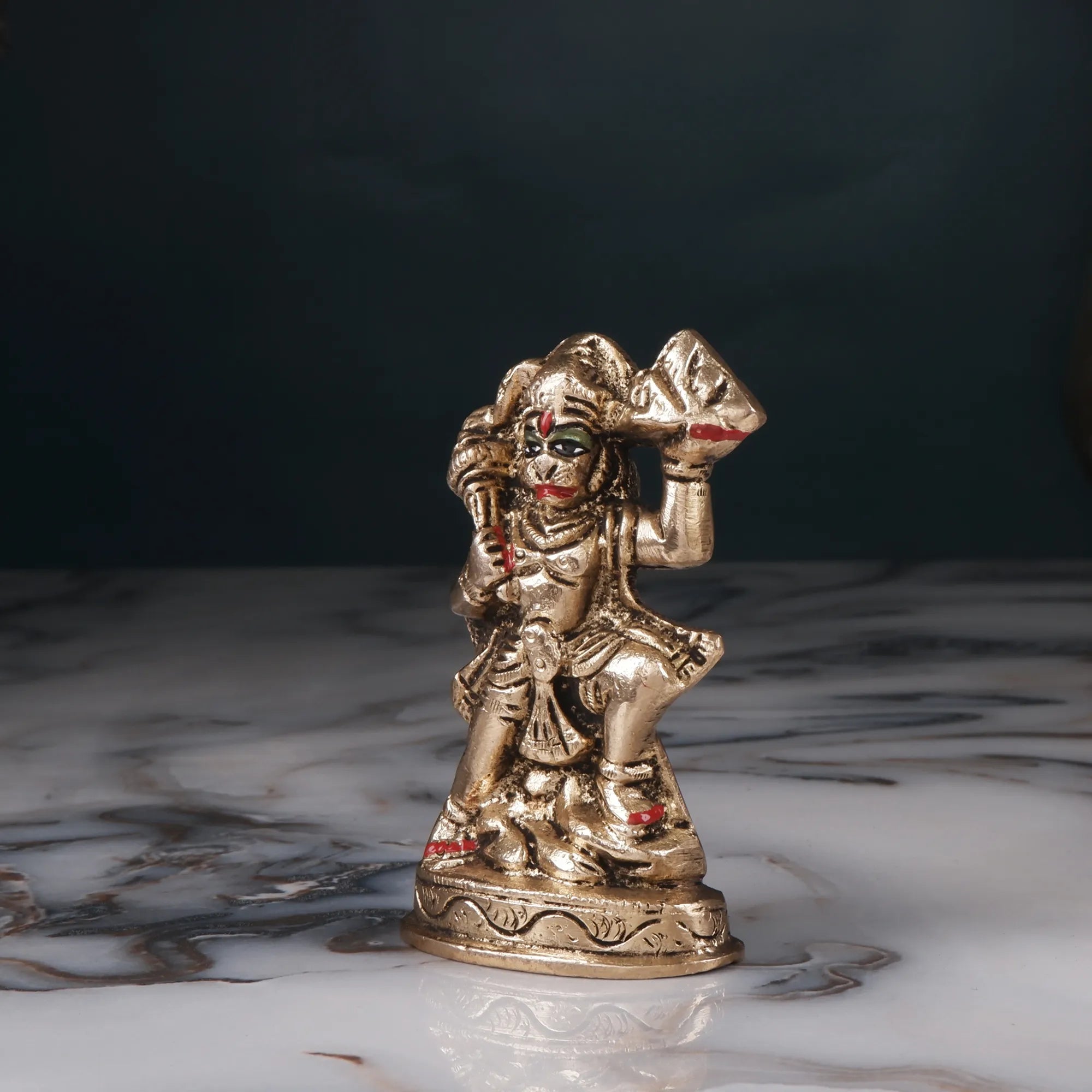 Brass Hanuman Idol(3.5 Inch)