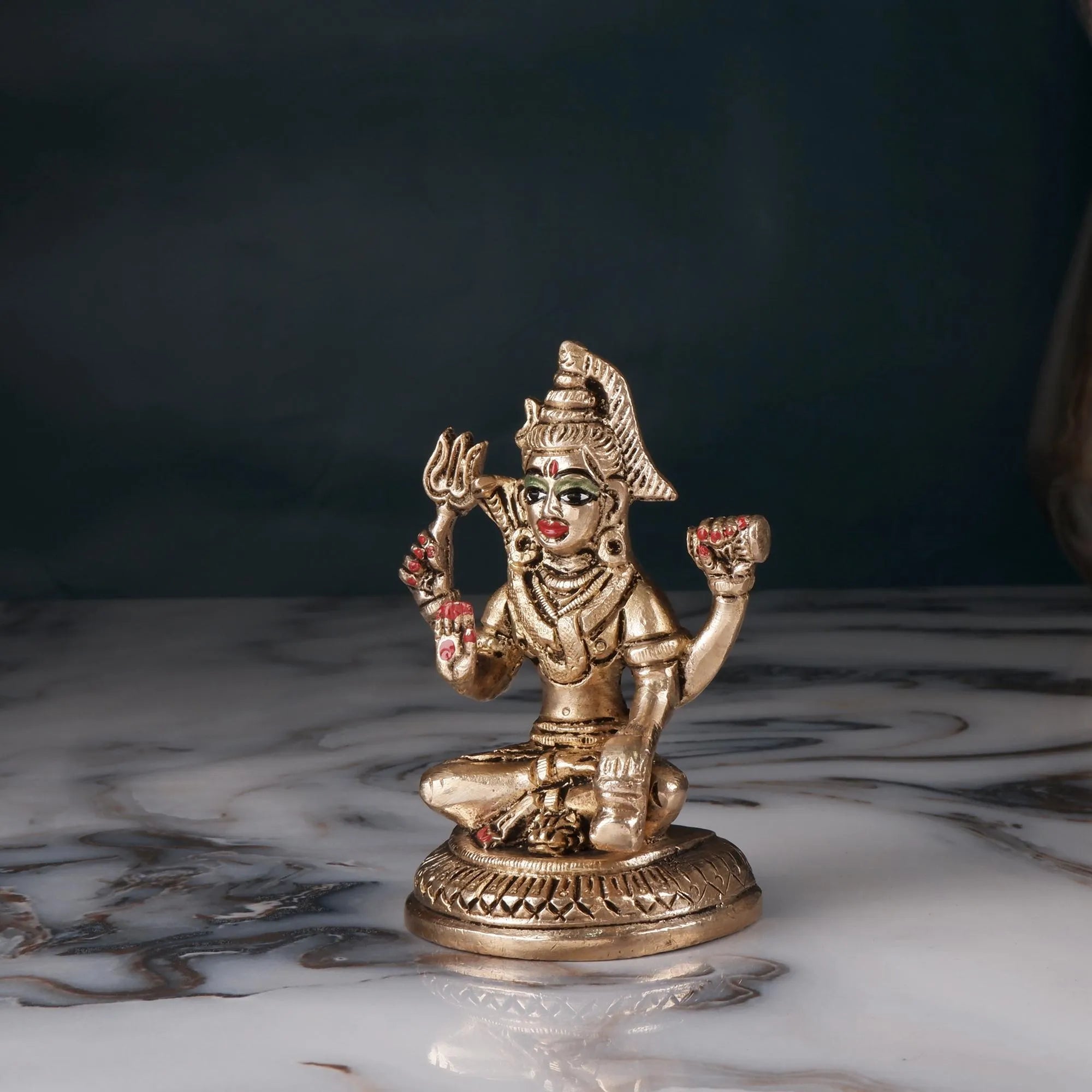 Brass Bhagwan Shankar Idol(4.3 Inch)