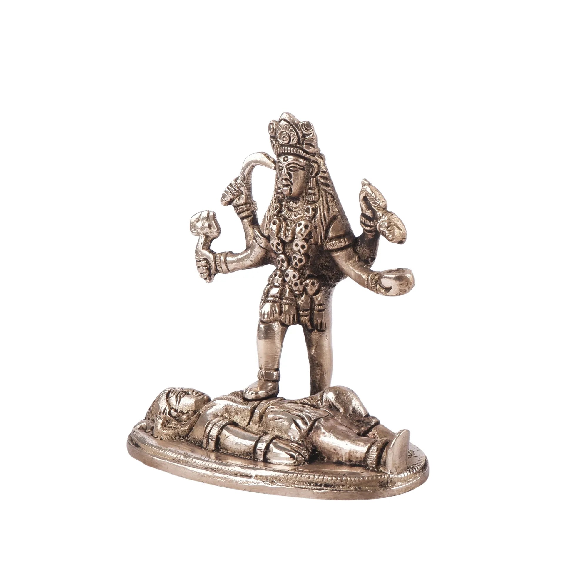 Brass Maa Kali Idol (4.3 Inch)