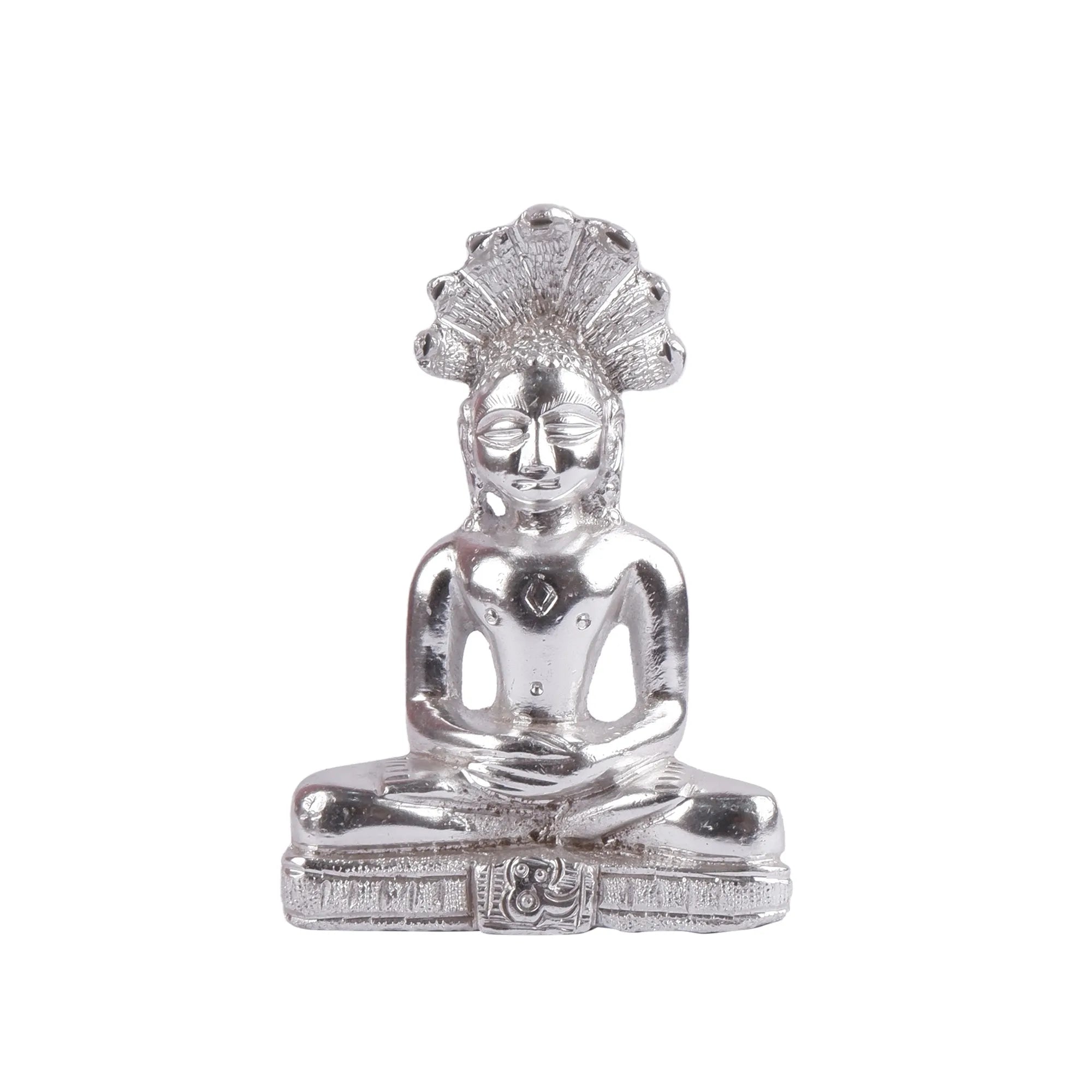 White Metal Parasnath Idol (5.9 Inch)