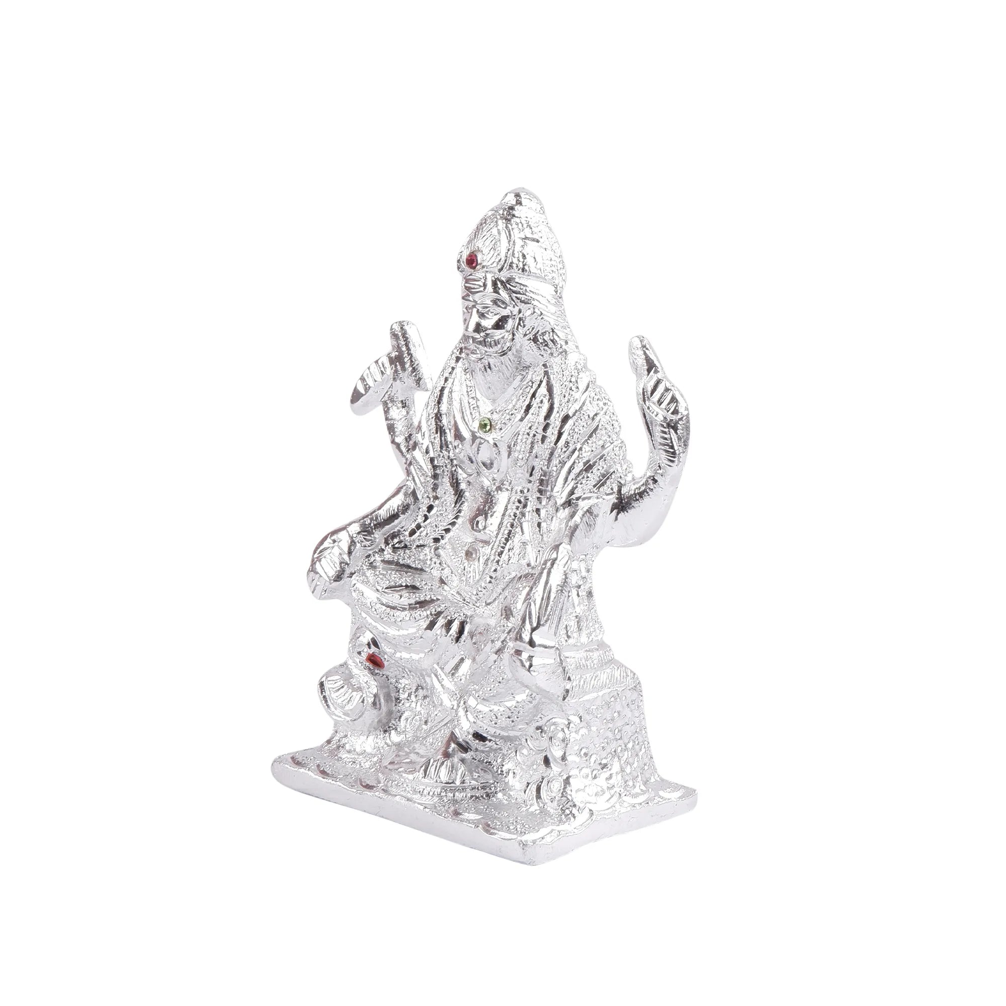 White Metal Vishwakarma Idol (5.5 Inch)