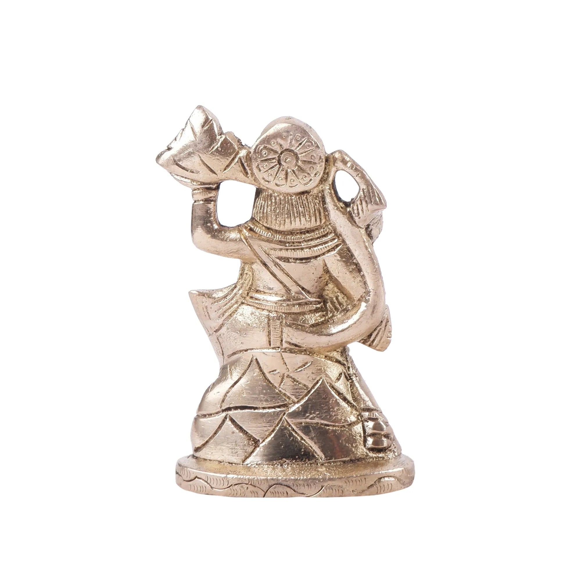 Brass Hanuman Idol(3.9 Inch)