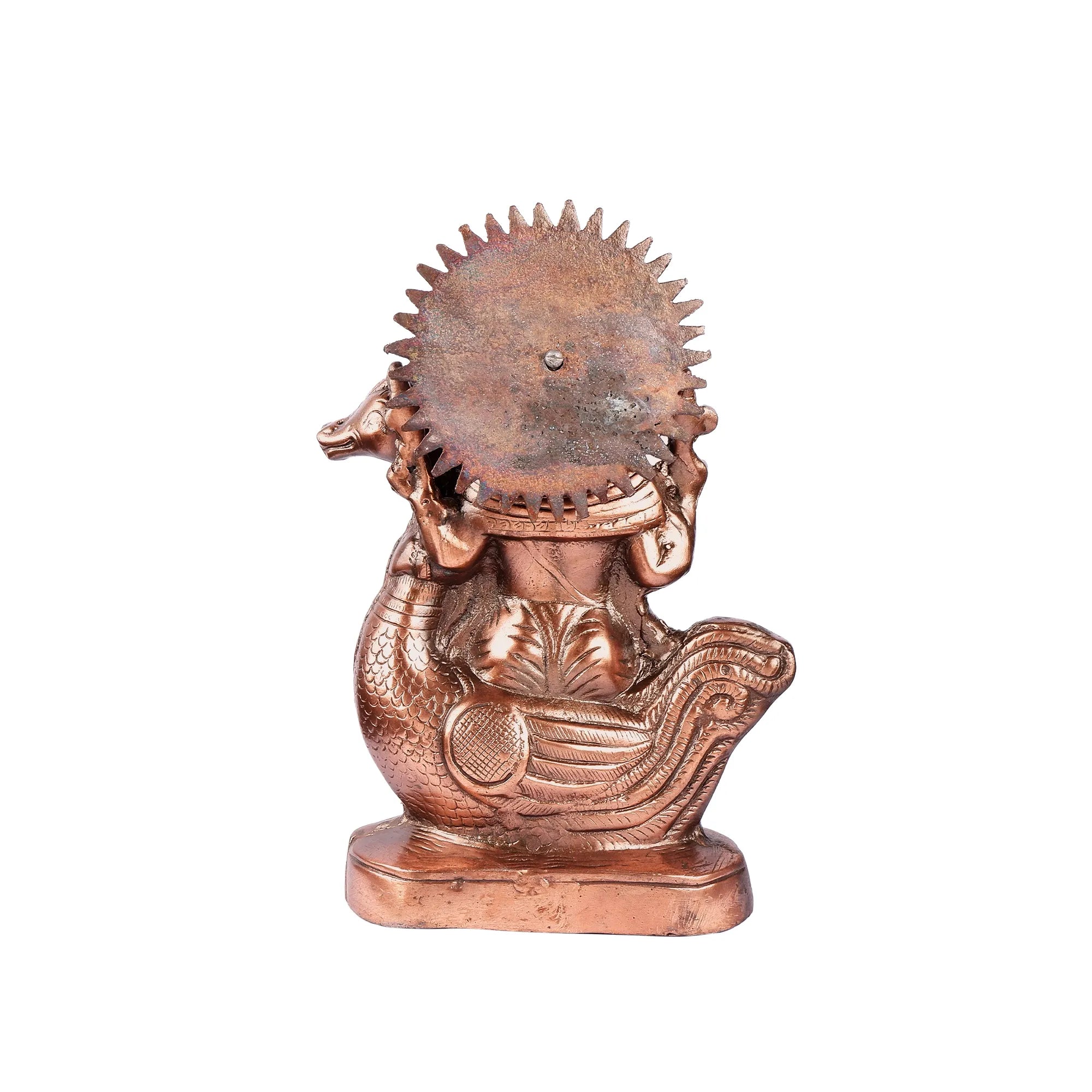 Gun Metal Ganesh ji Idol (13.3 Inch)