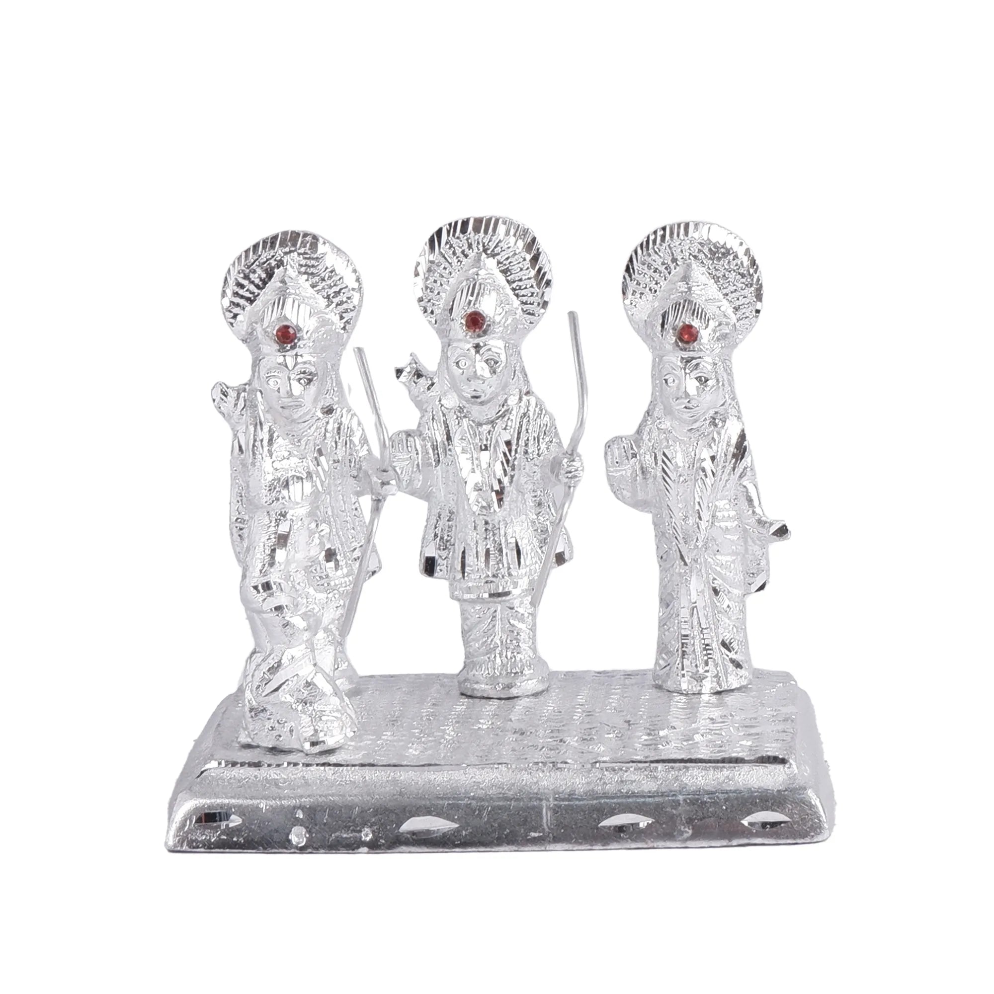 White Metal Ram Darbar Idol (4.3 Inch)