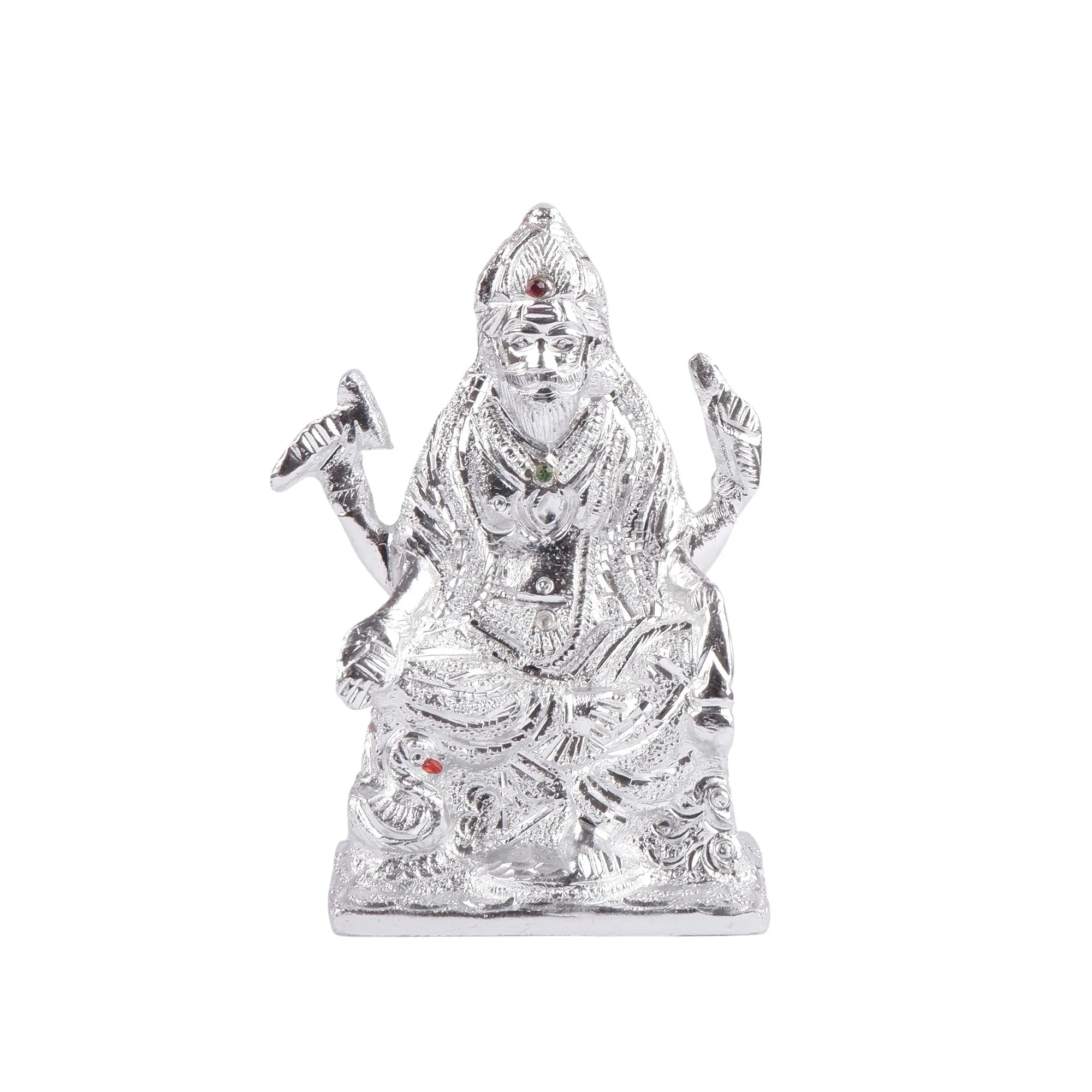 White Metal Vishwakarma Idol (5.5 Inch)