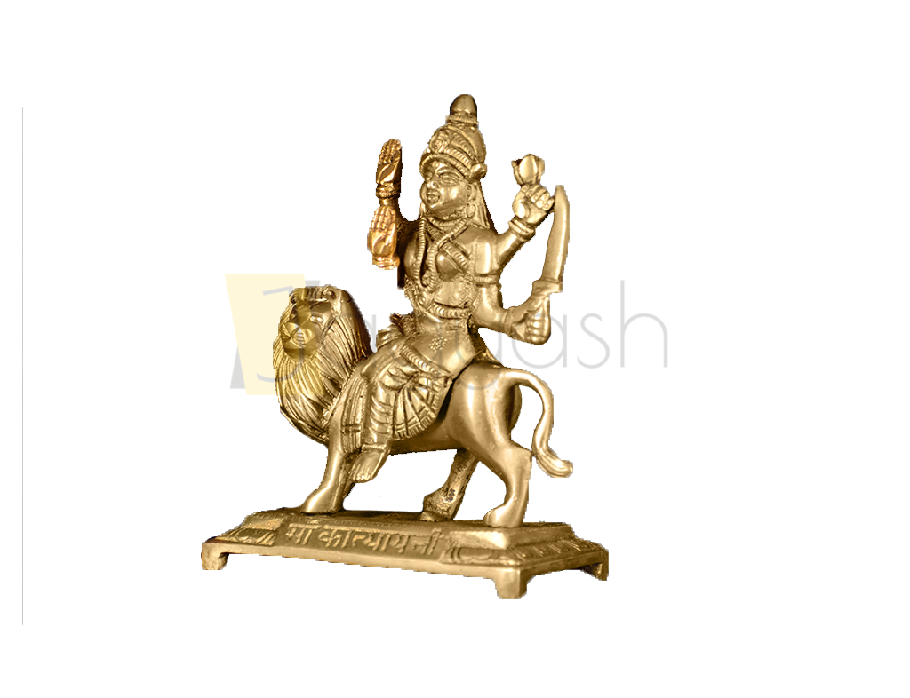 Brass Maa Katyayani Idol (6.2 Inch)