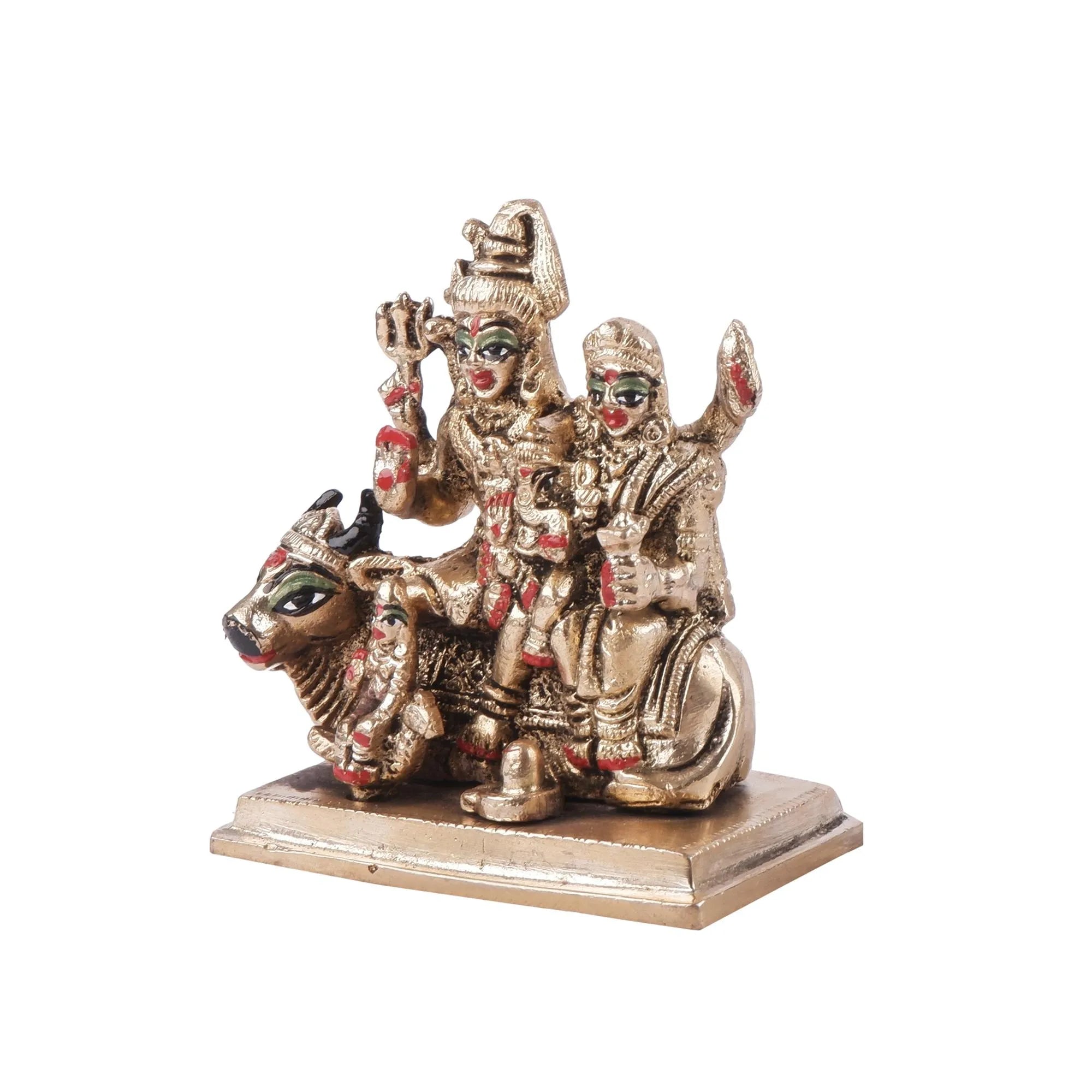 Brass Shiv Pariwar Idol(4.3 Inch)