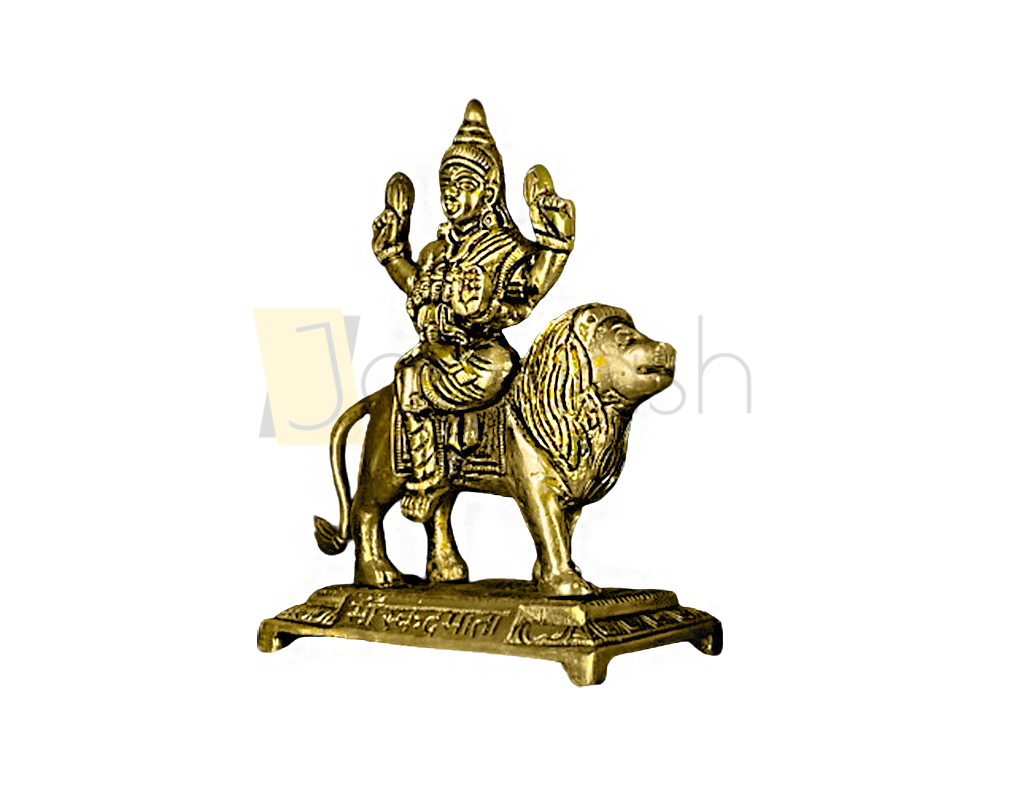 Brass Maa Skandamata Idol (6.2 Inch)