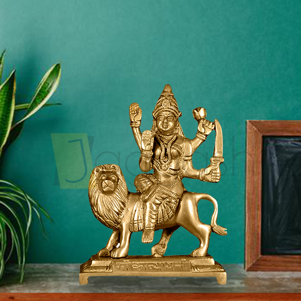 Brass Maa Katyayani Idol (6.2 Inch)