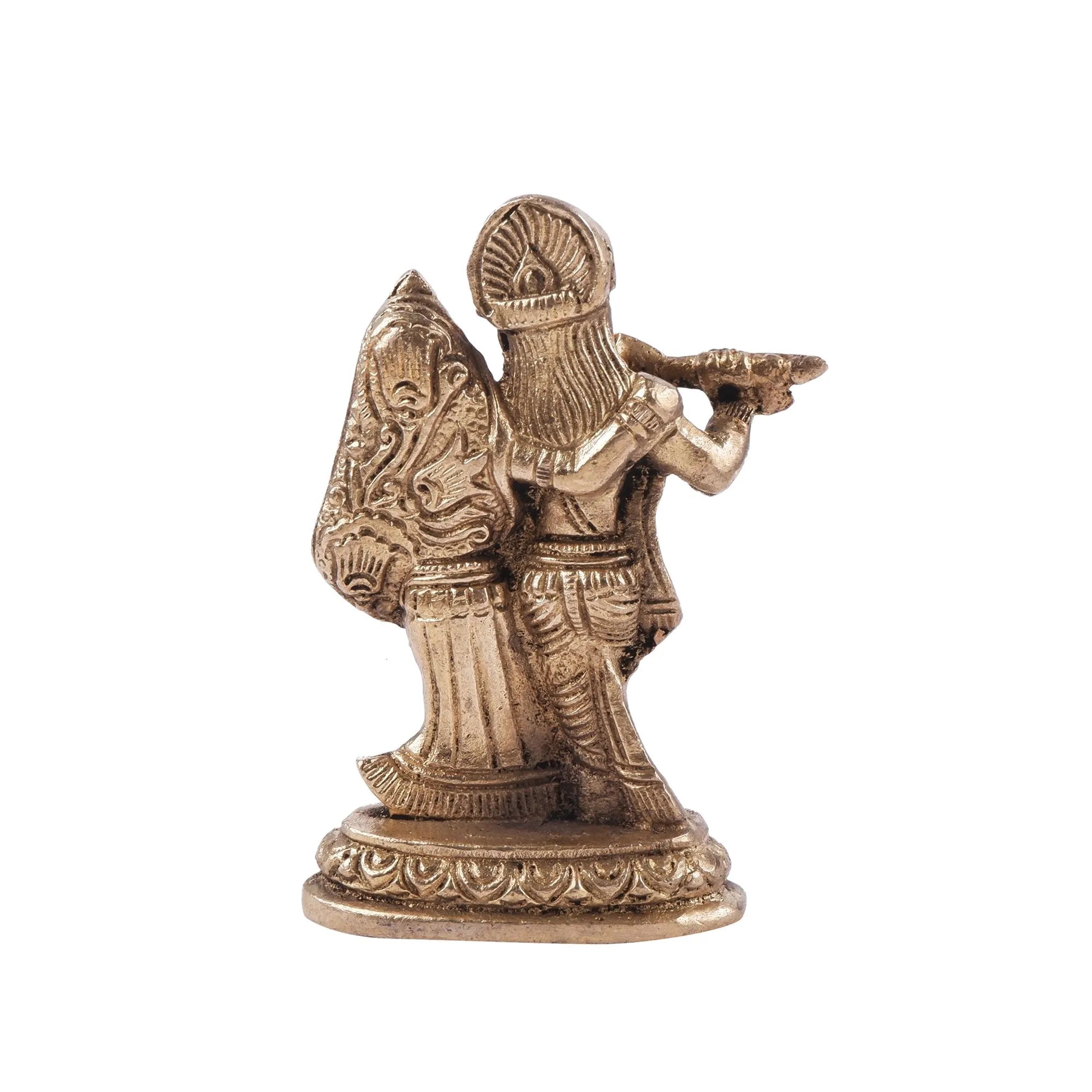 Brass Radha Krishna Idol(3.5 Inch)