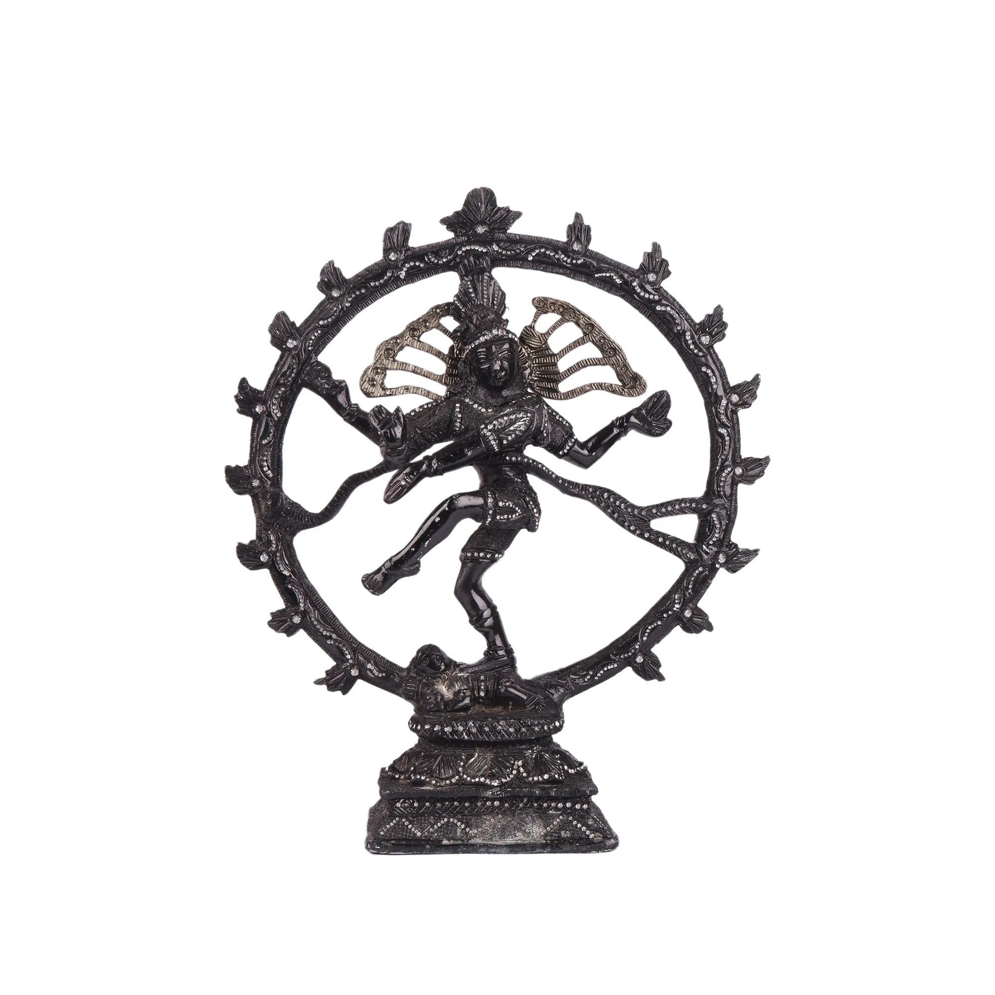 White Metal Natraj Idol (11.8 Inch)