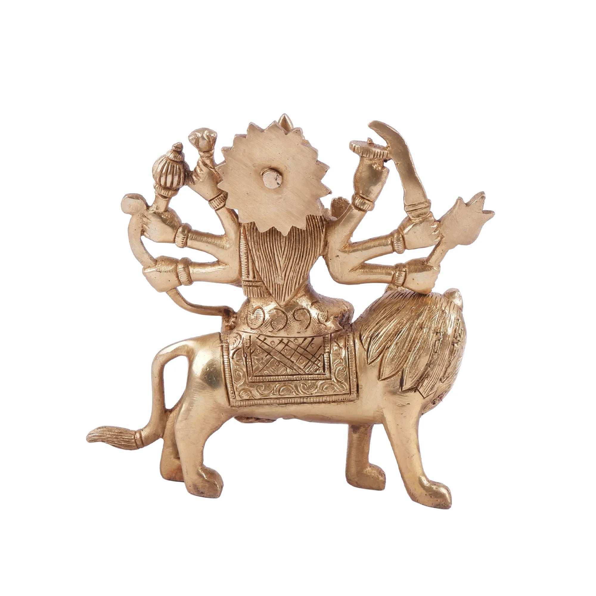 Brass Durga Idol (5.9 Inch)