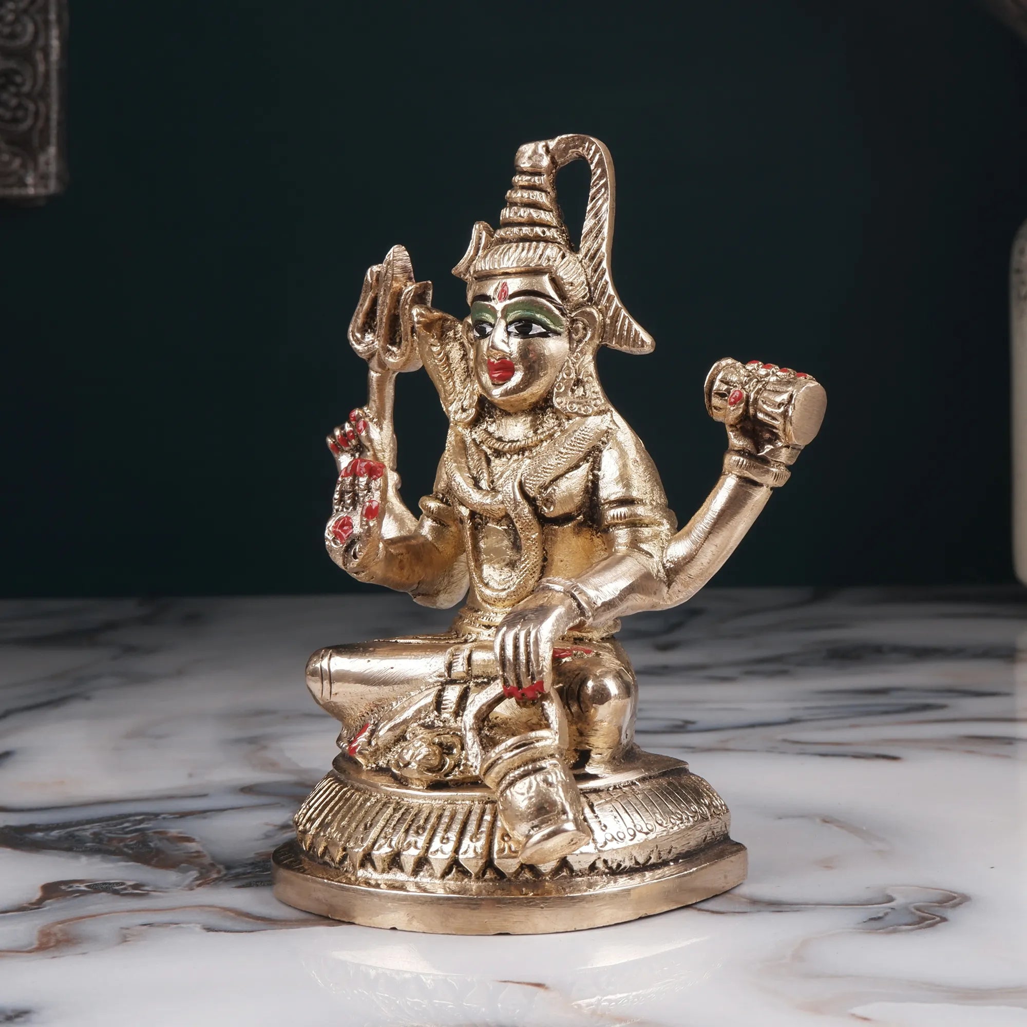 Brass Bhagwan Shankar Idol(5.5 Inch)