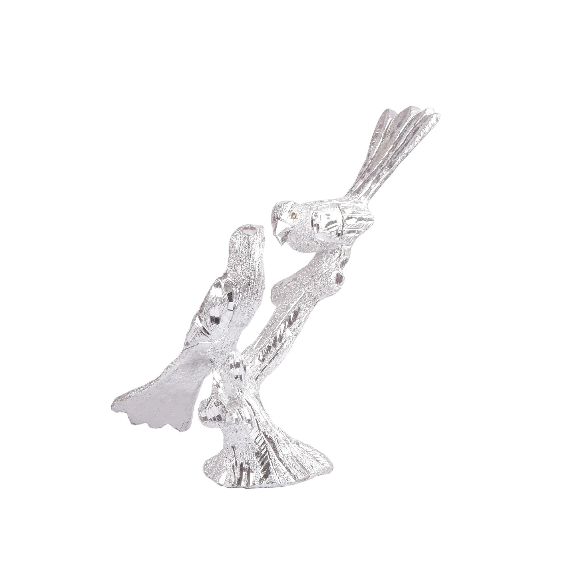 White Metal Bird Set (8.6 Inch)