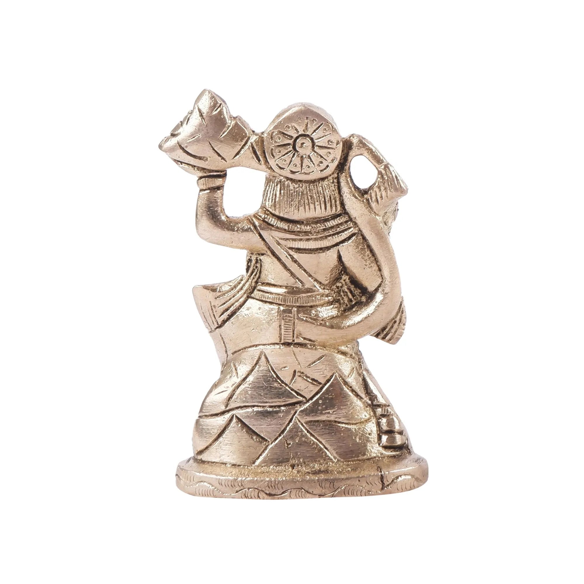 Brass Bhagwan Hanuman Idol(4.3 Inch)