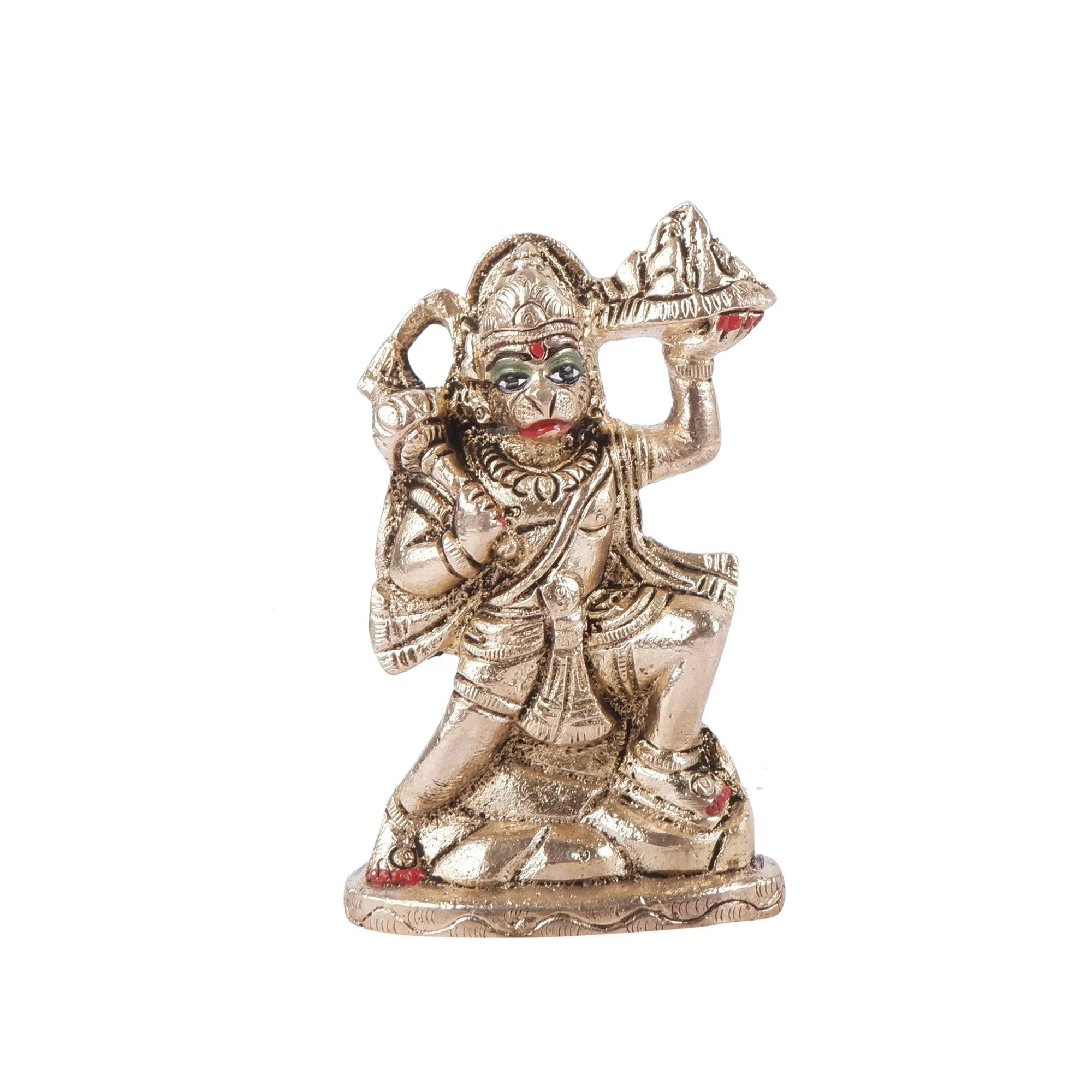 Brass Bhagwan Hanuman Idol(4.3 Inch)