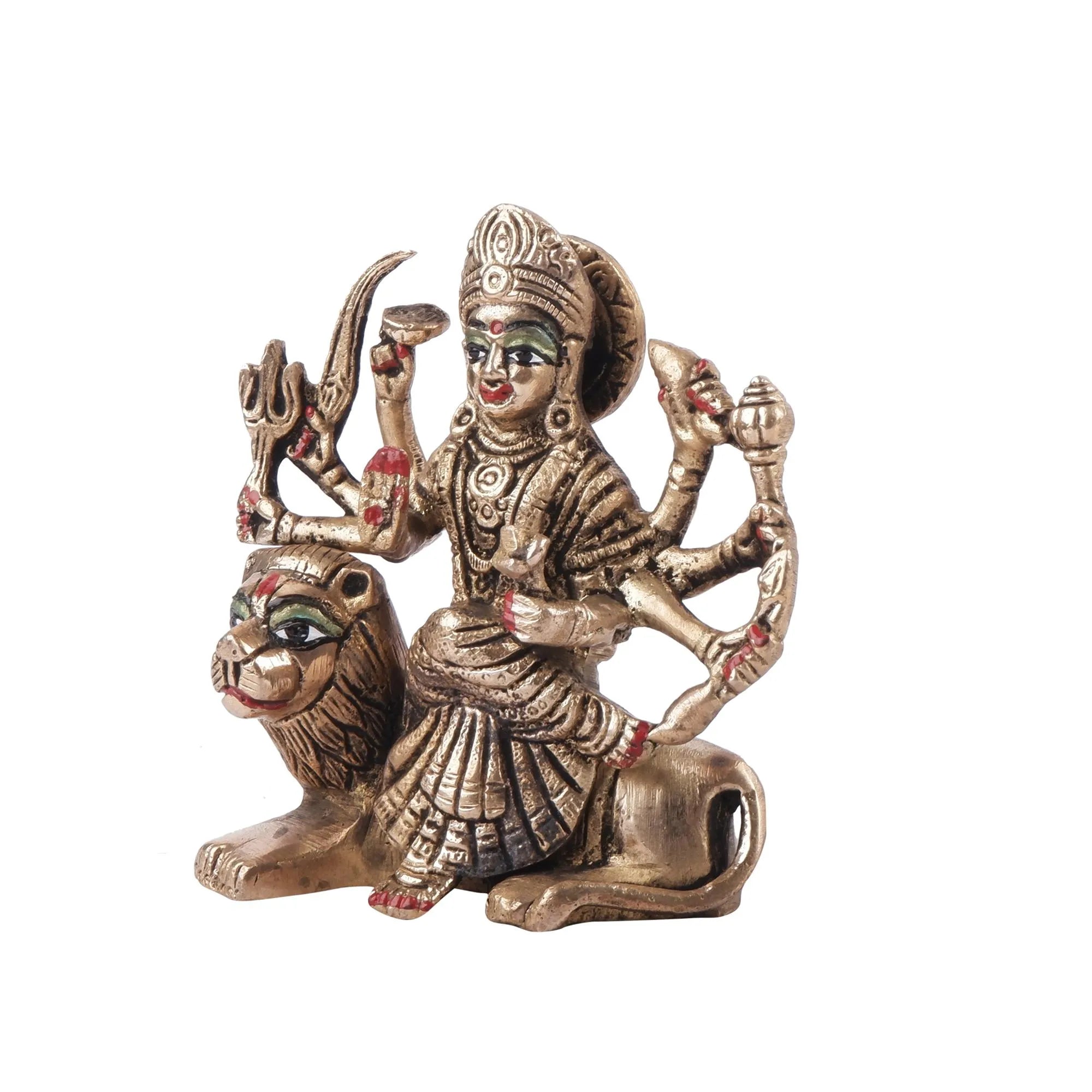 Brass Maa Durga Idol (4.3 Inch)