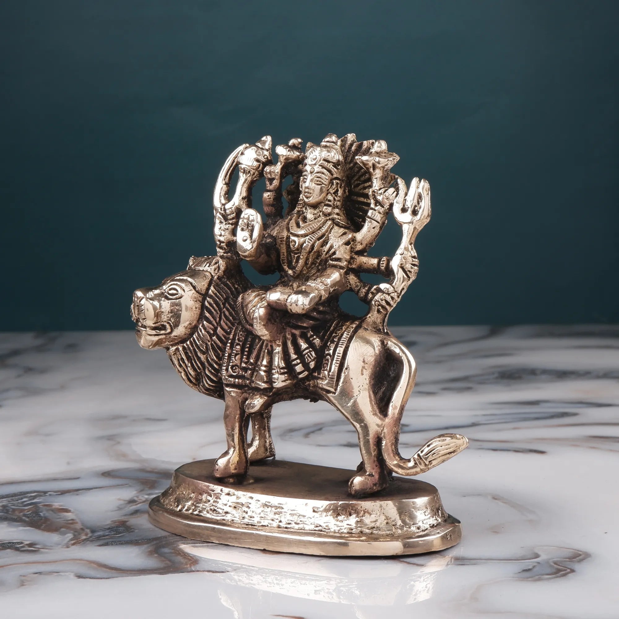 Brass Maa Durga Idol (4.3 Inch)