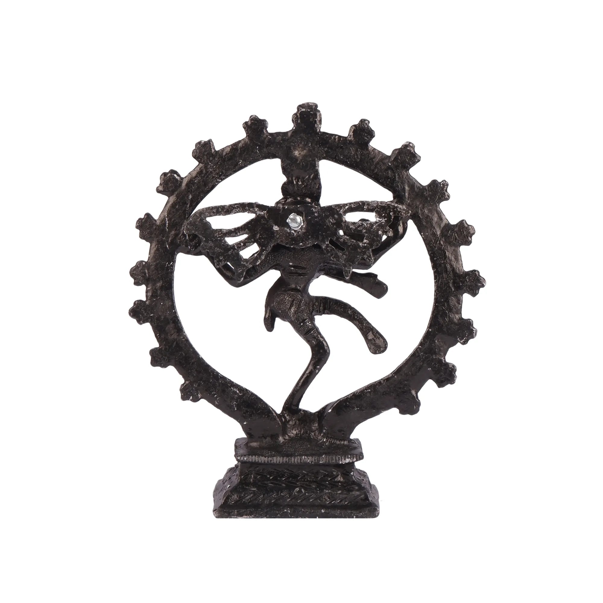 White Metal Natraj Idol (7 Inch)