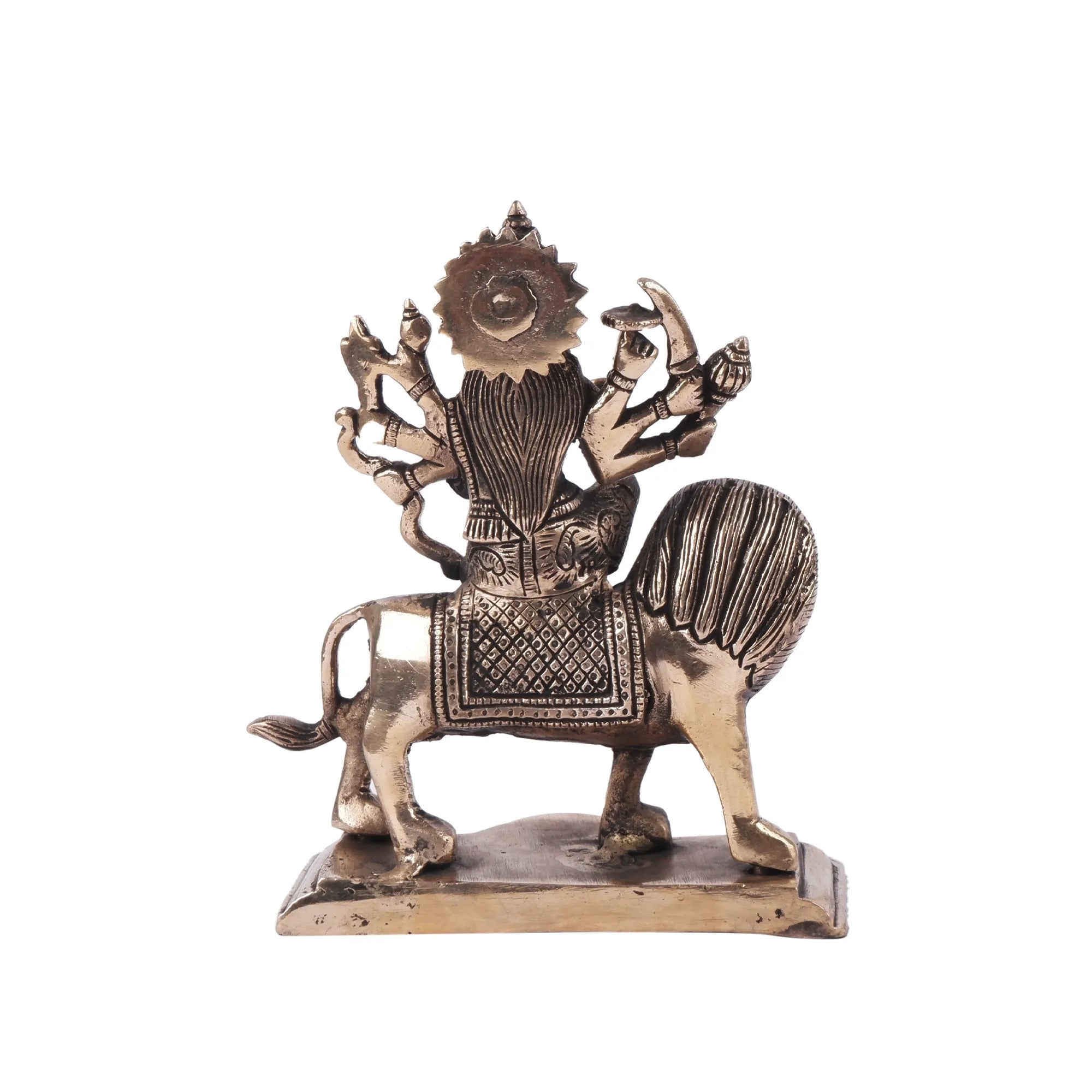 Brass Durga Idol (7.4 Inch)