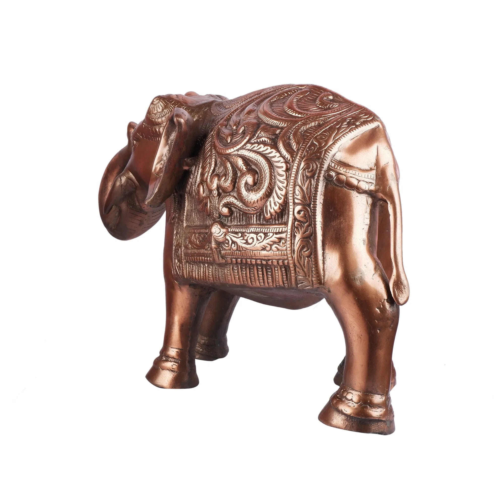 Copper Colour Elephant(Haathi) (12.5 Inch)