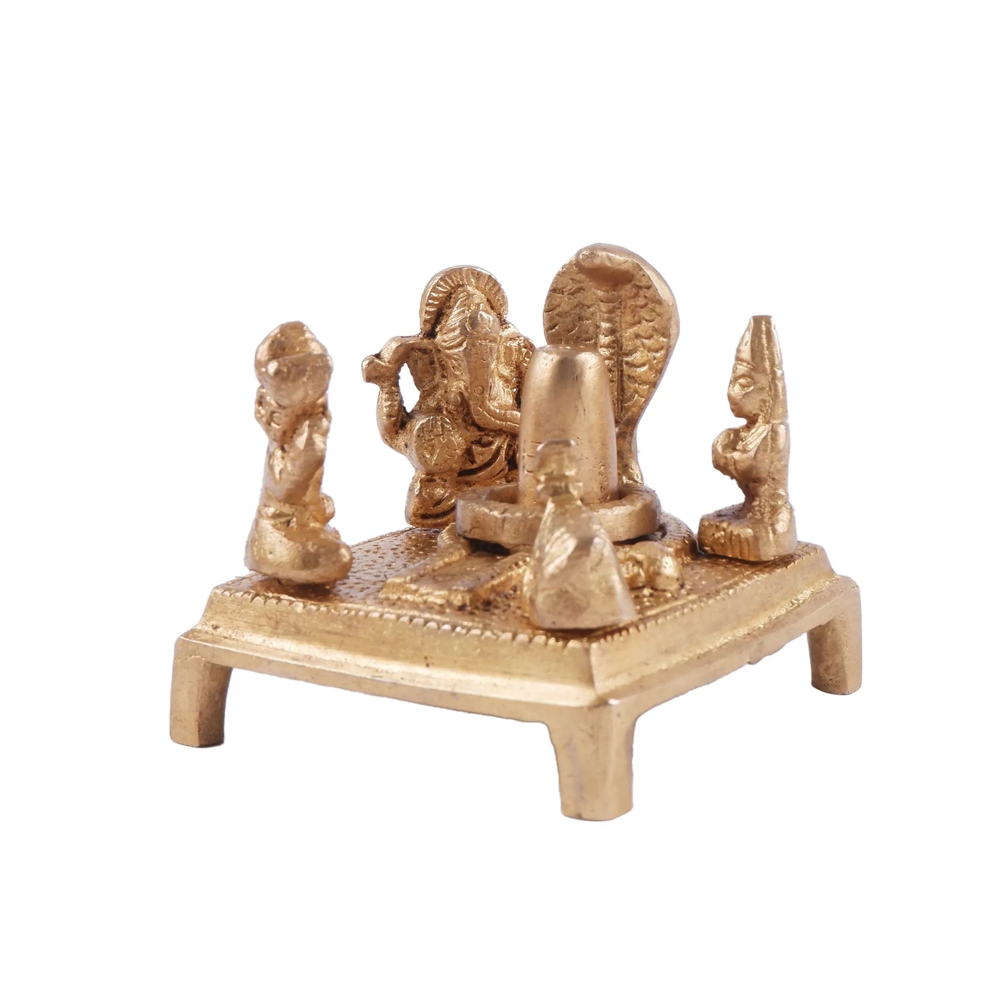 Brass Shiv Pariwar Idol(3.5 Inch)