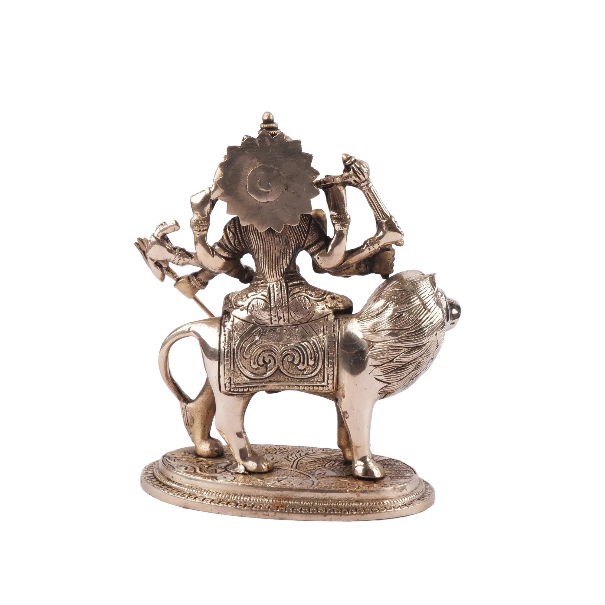 Brass Durga Idol (7.8 Inch)