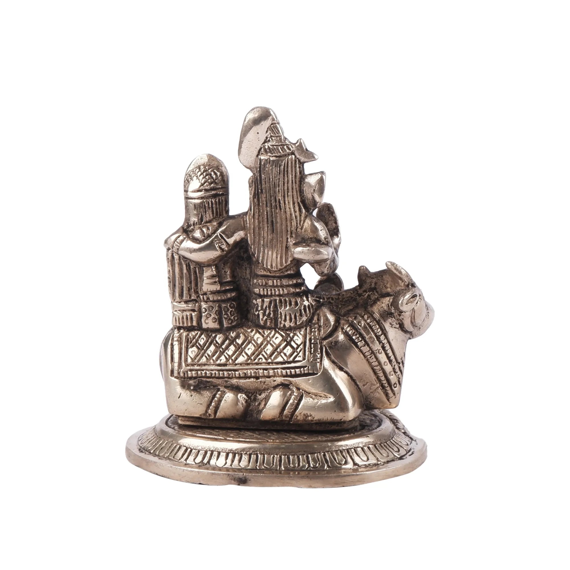 Brass Shiv Pariwar Idol (4.3 Inch)