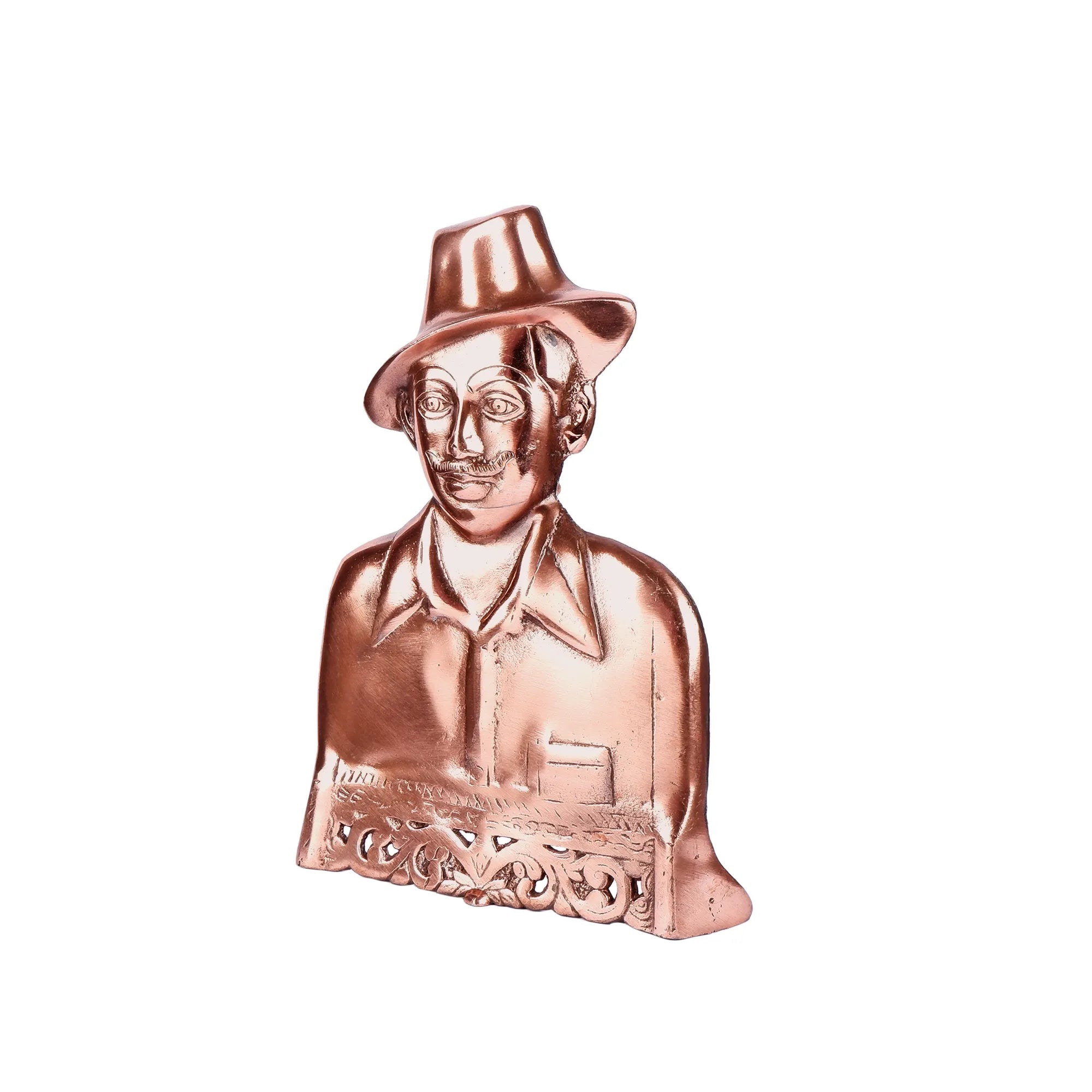 Gun Metal Bhagat Singh Idol (11.0 Inch)