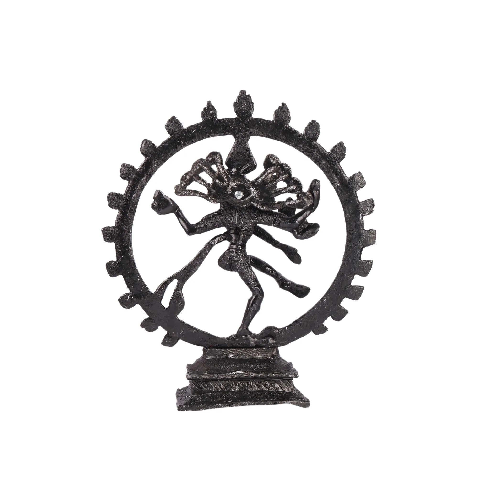 White Metal Natraj Idol (10.2 Inch)