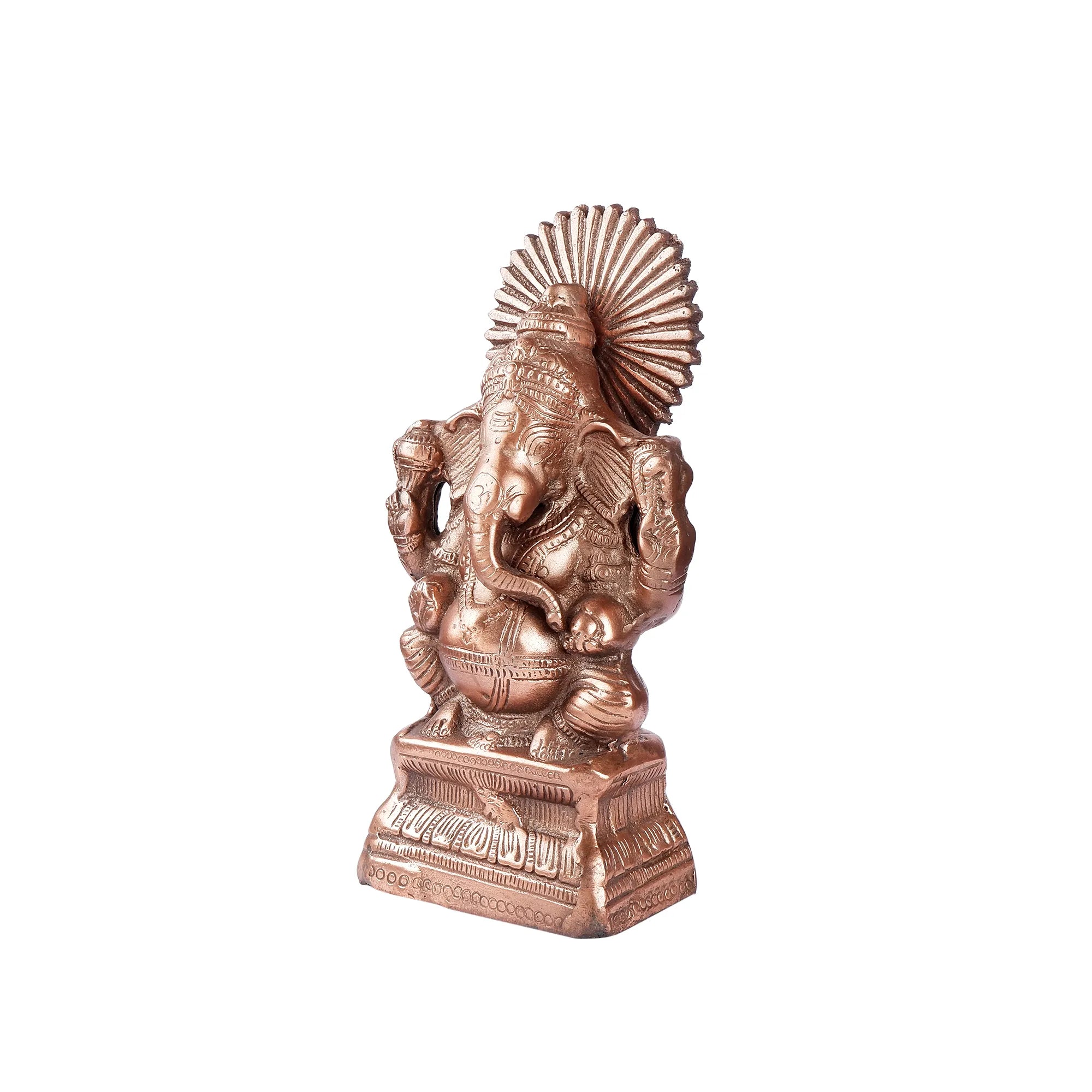 Gun Metal Ganesh idol (9.8 Inch)