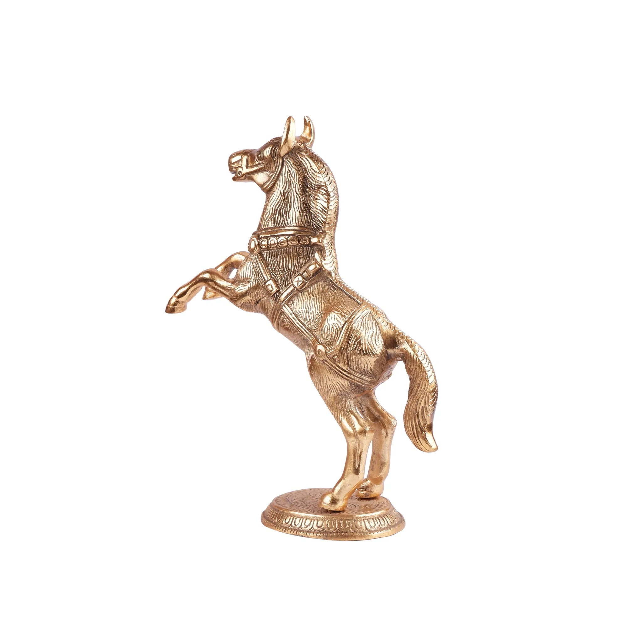 German Silver Horse Set (10.2 Inch)