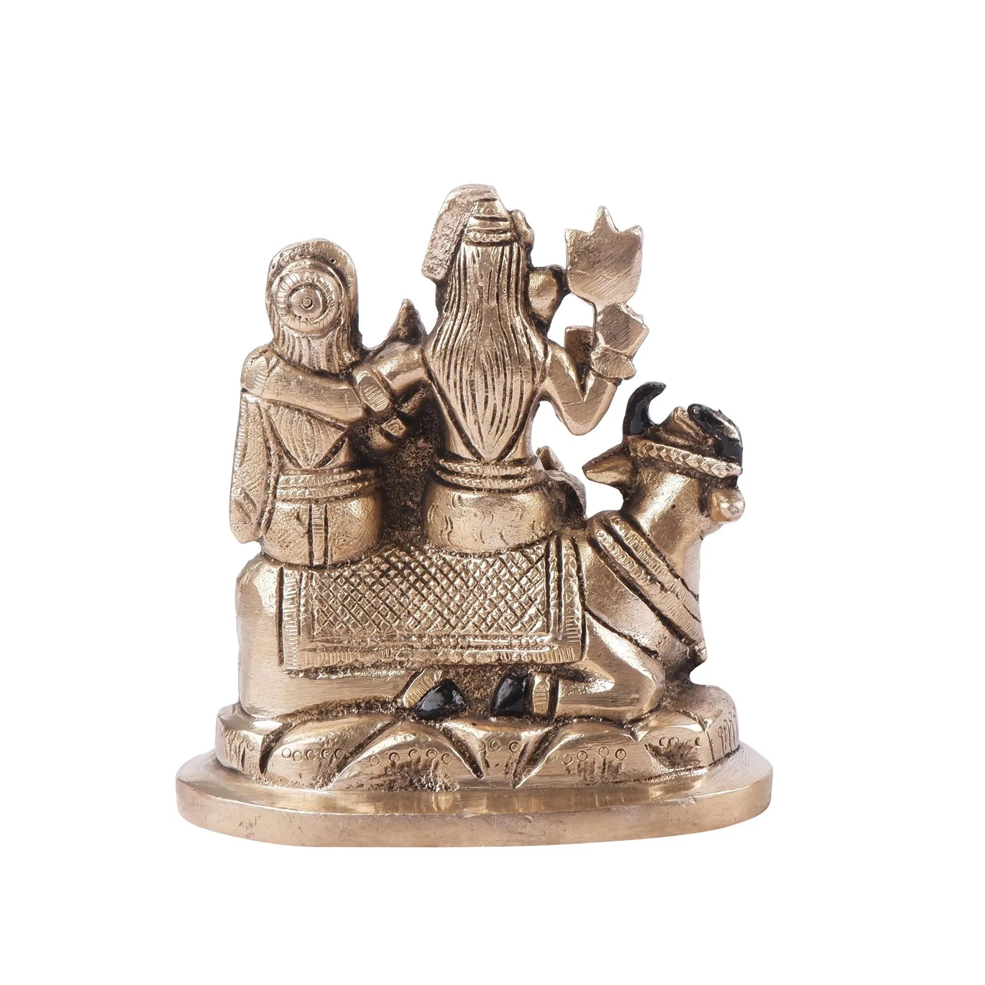 Brass Shiv Pariwar Idol(4.3 Inch)