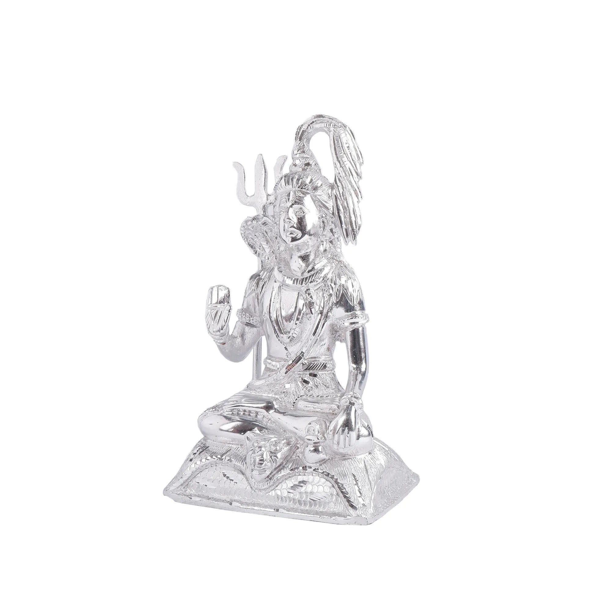 White Metal Shankar Idol (9.4 Inch)