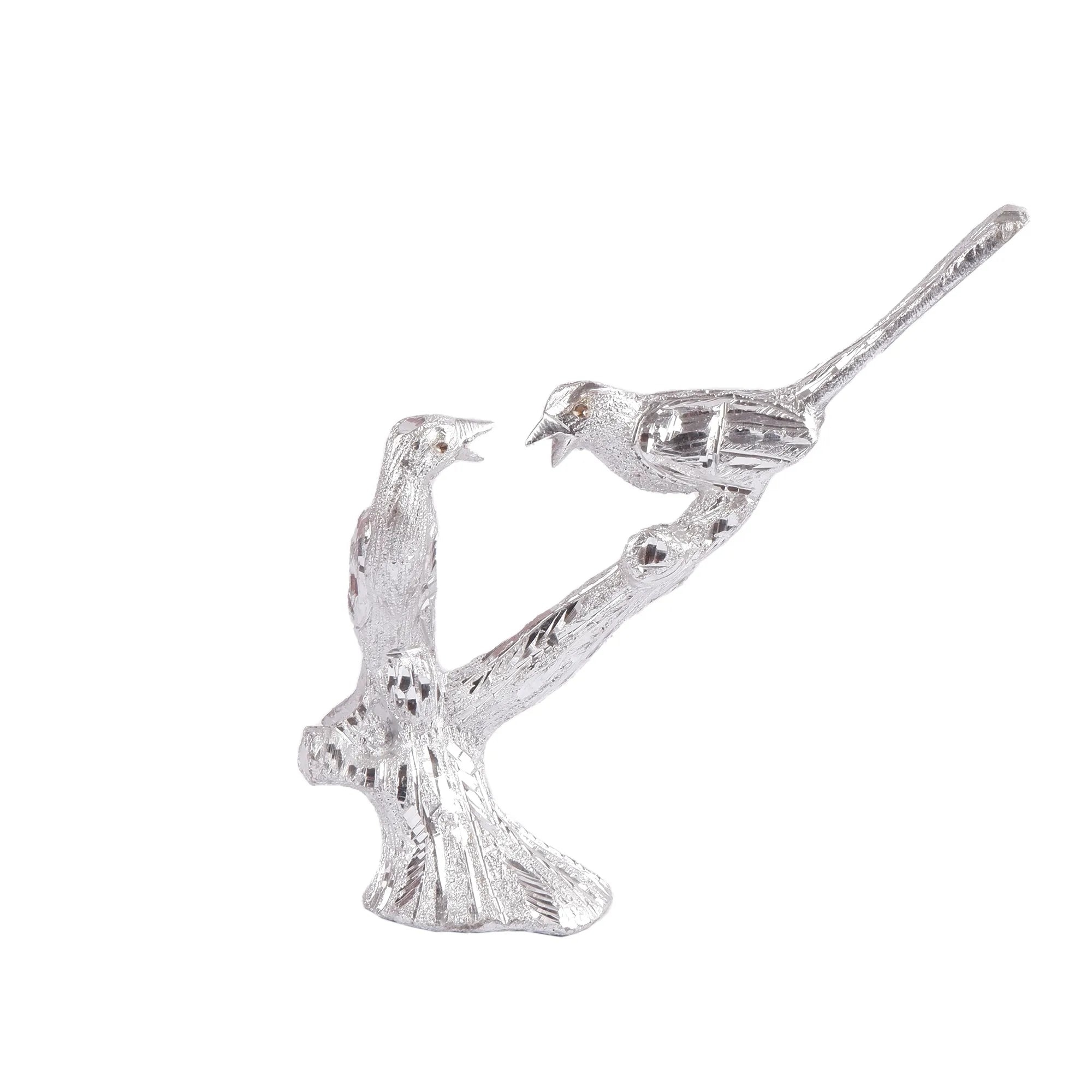 White Metal Bird Set (8.6 Inch)