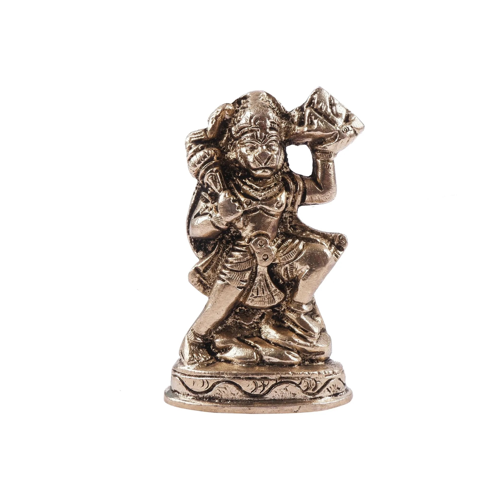 Brass Hanuman Idol(3.5 Inch)