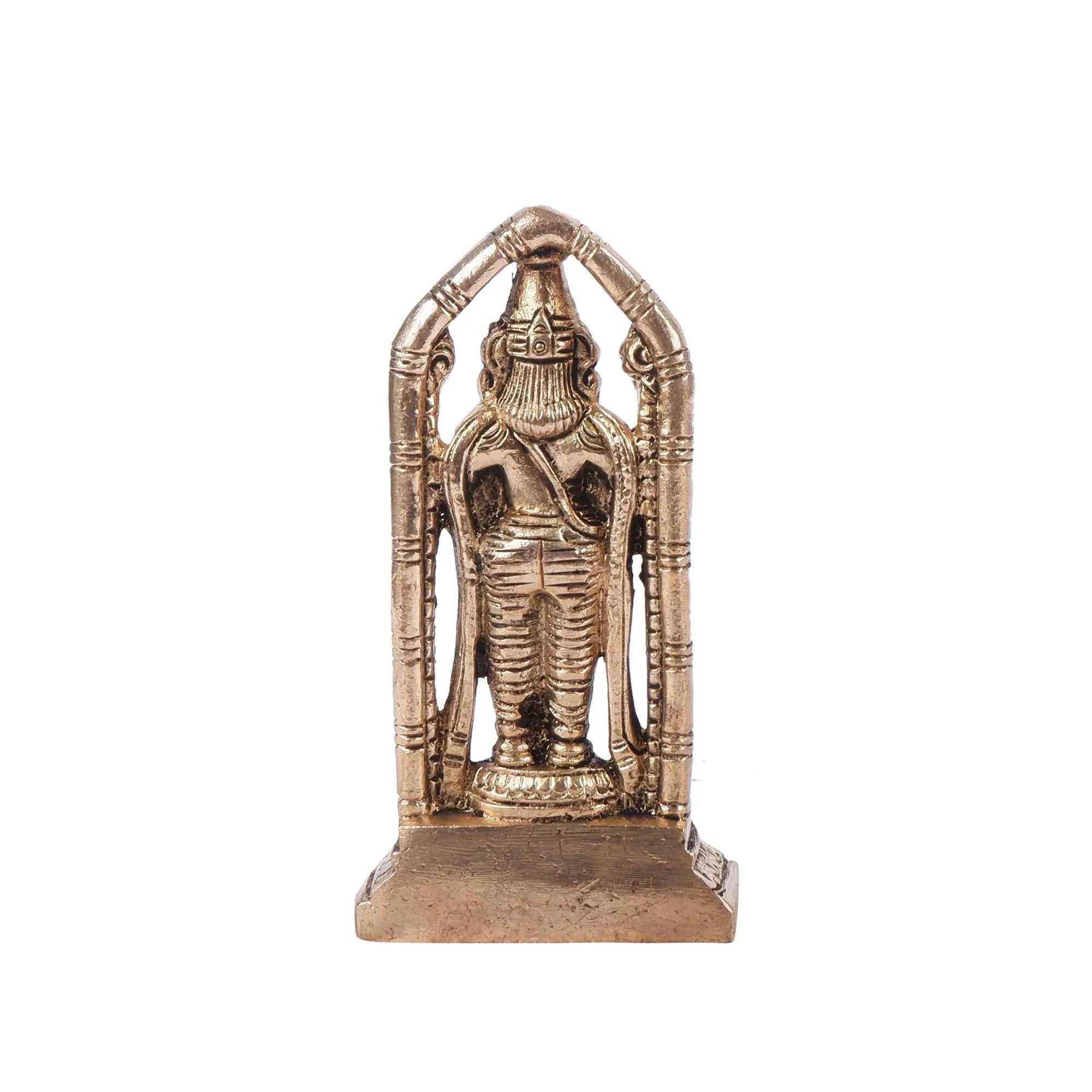 Brass Tirupati Balaji Idol(4.3 Inch)