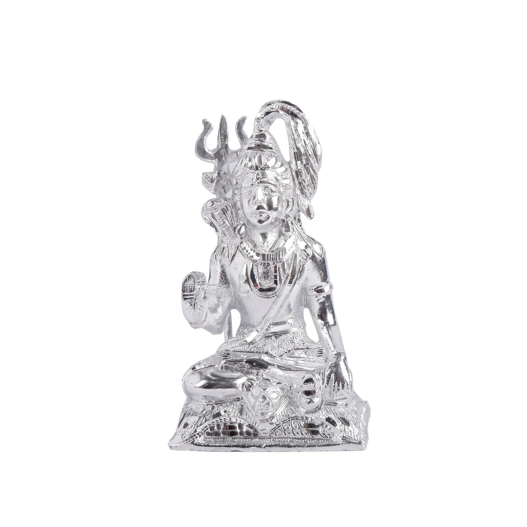 White Metal Shankar Idol (6.6 Inch)