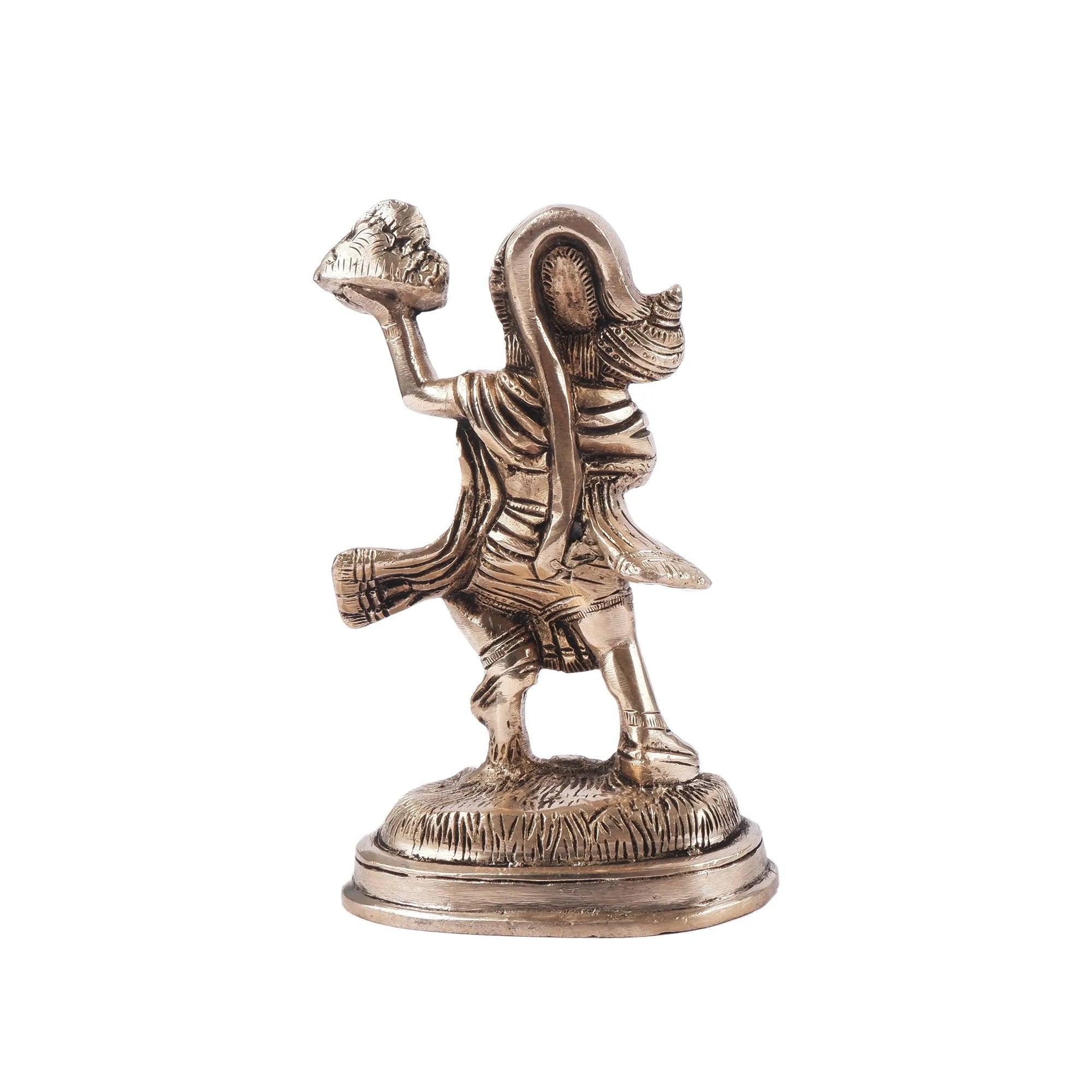 Brass Hanuman Idol (6.6 Inch)