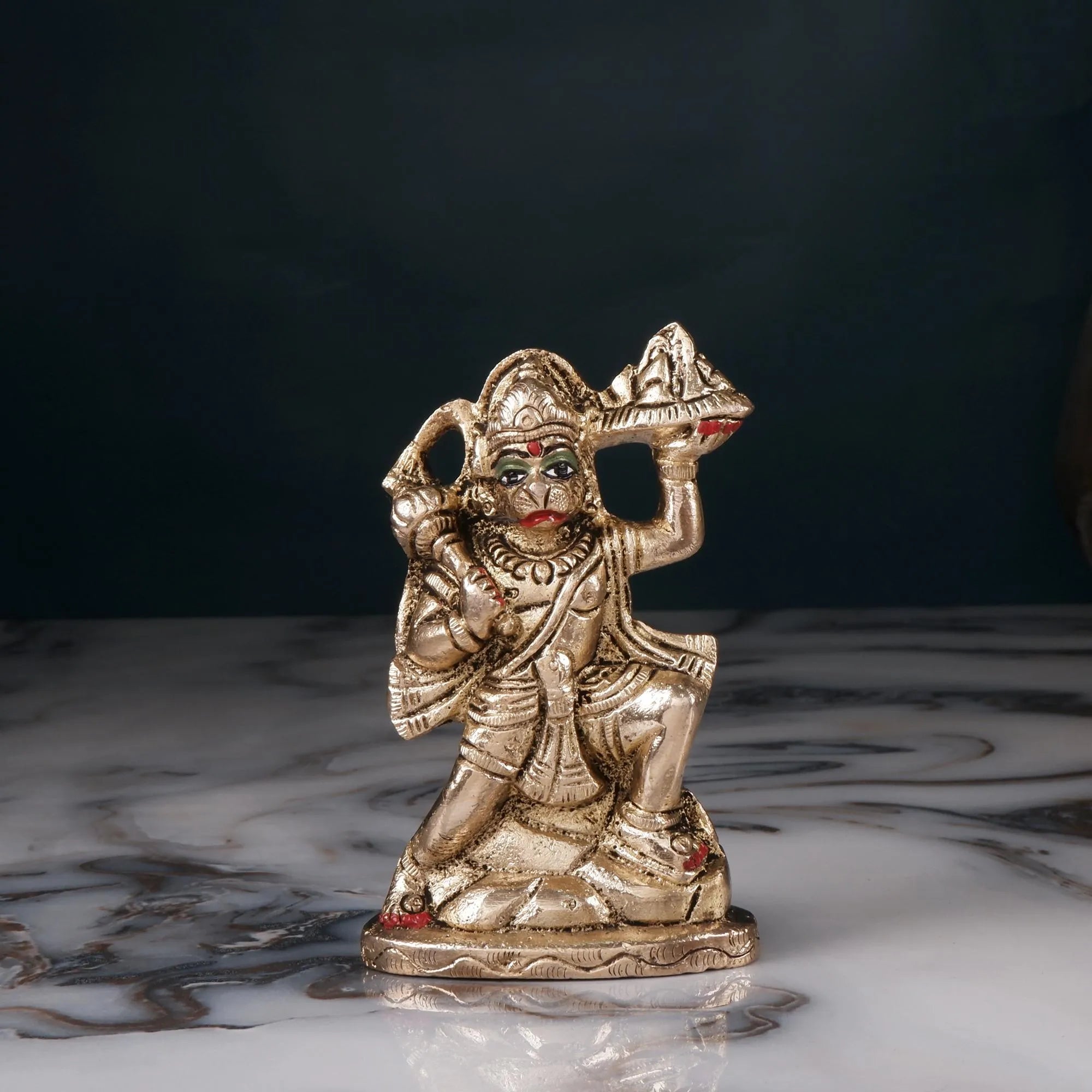 Brass Bhagwan Hanuman Idol(4.3 Inch)