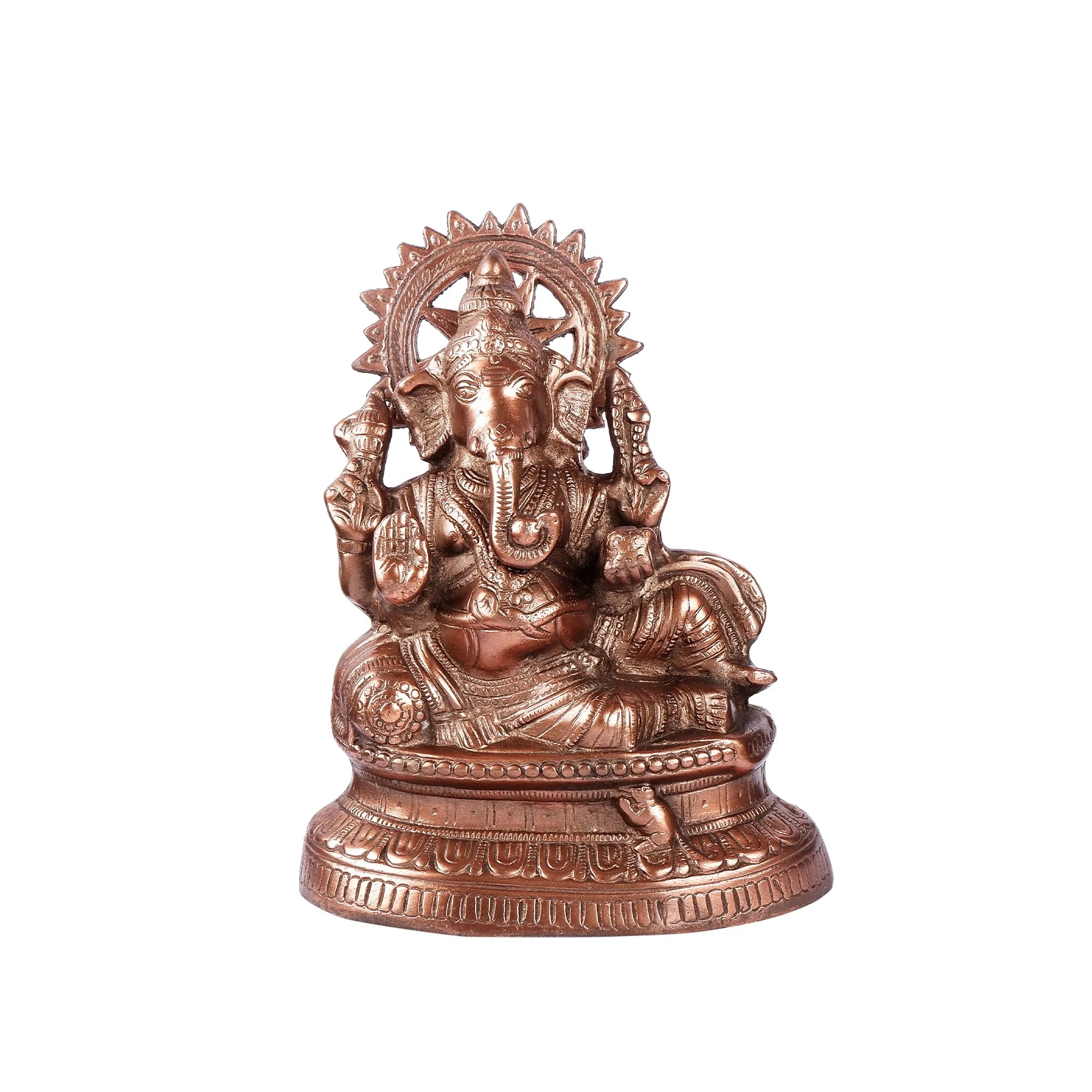 Gun Metal Ganesh ji Idol (11.8 Inch)