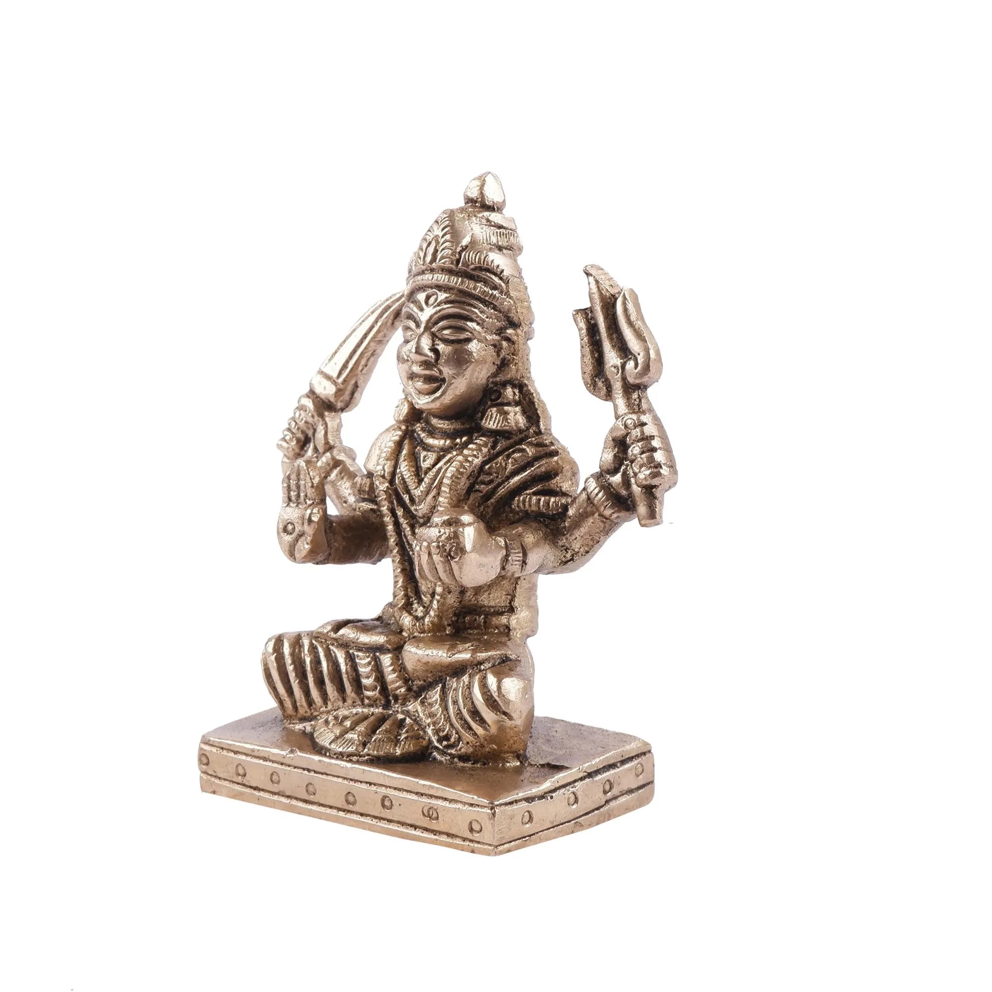 Brass Santoshi Maa (3.1 Inch)