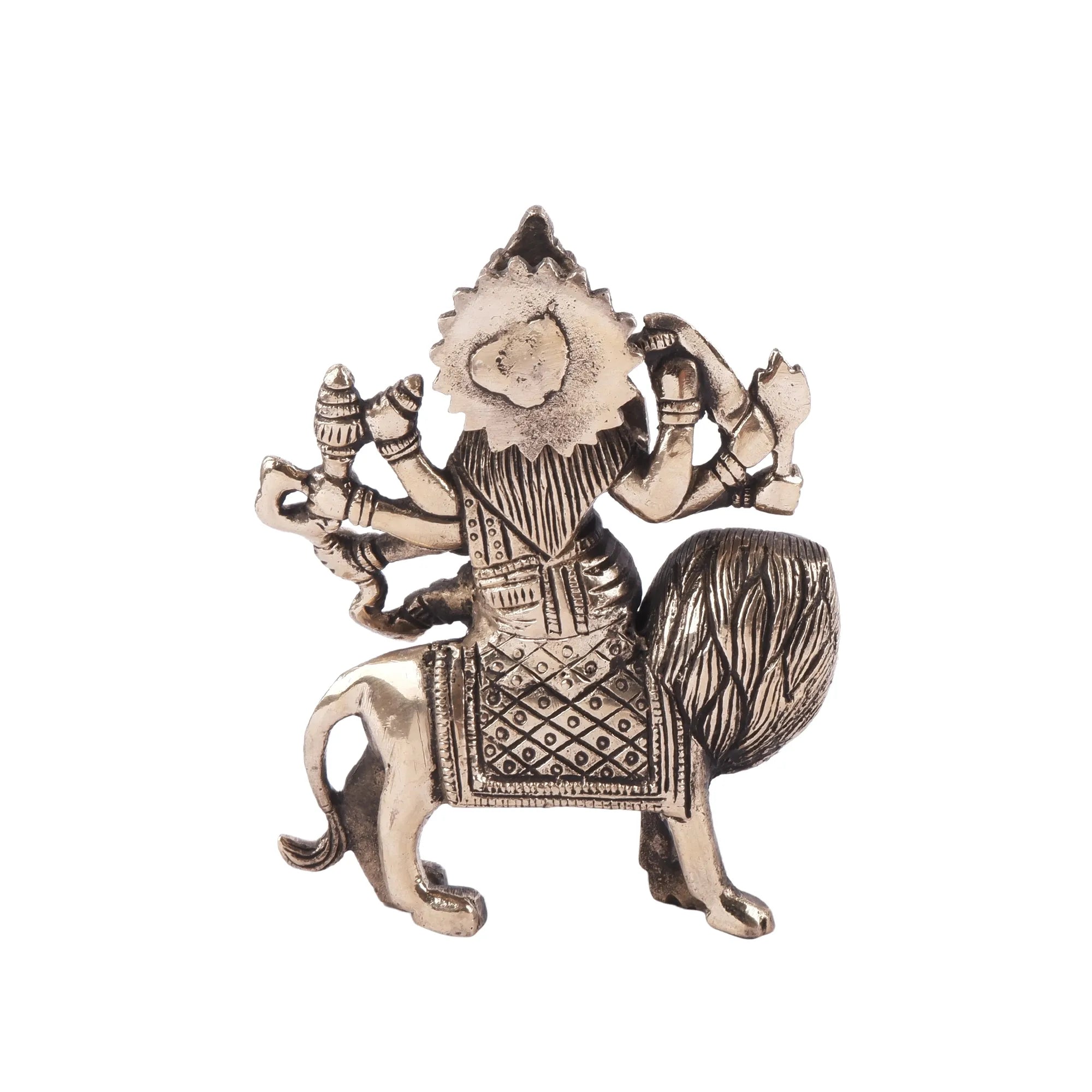 Brass Durga Idol (5.9 Inch)