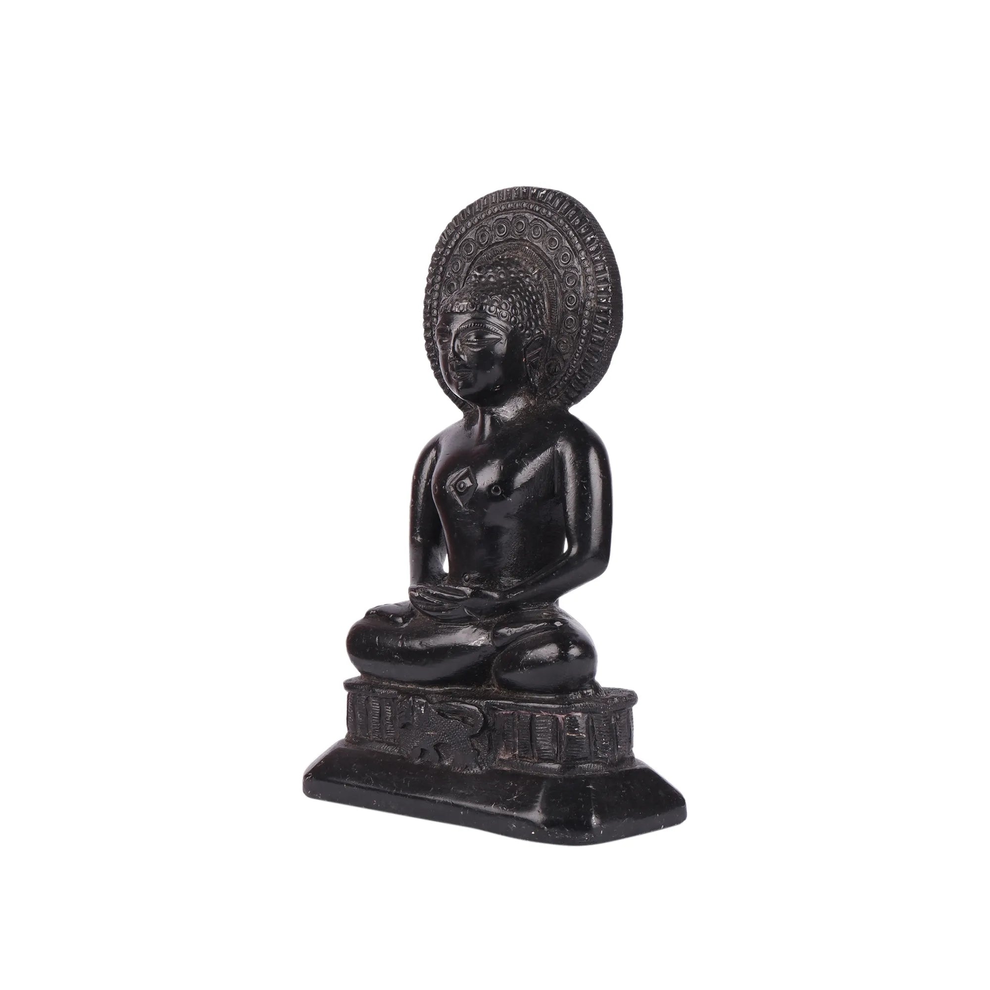 White Metal Mahavir Idol (9 Inch)