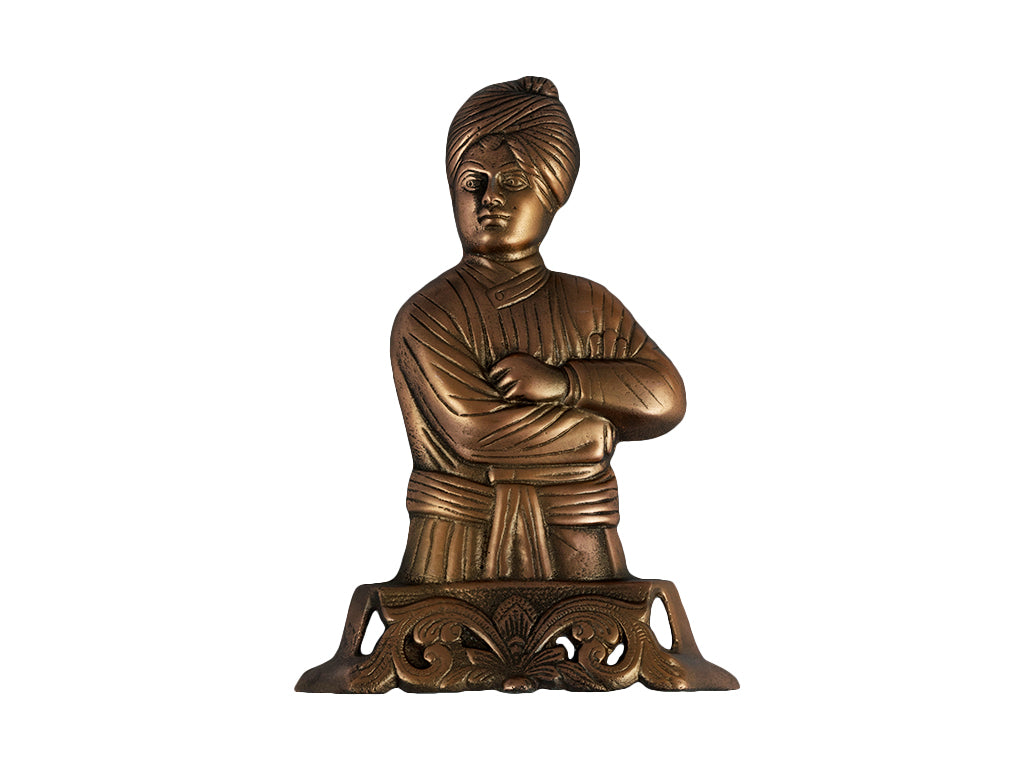 Gun Metal Swami Vivekanand (9.4 Inch)