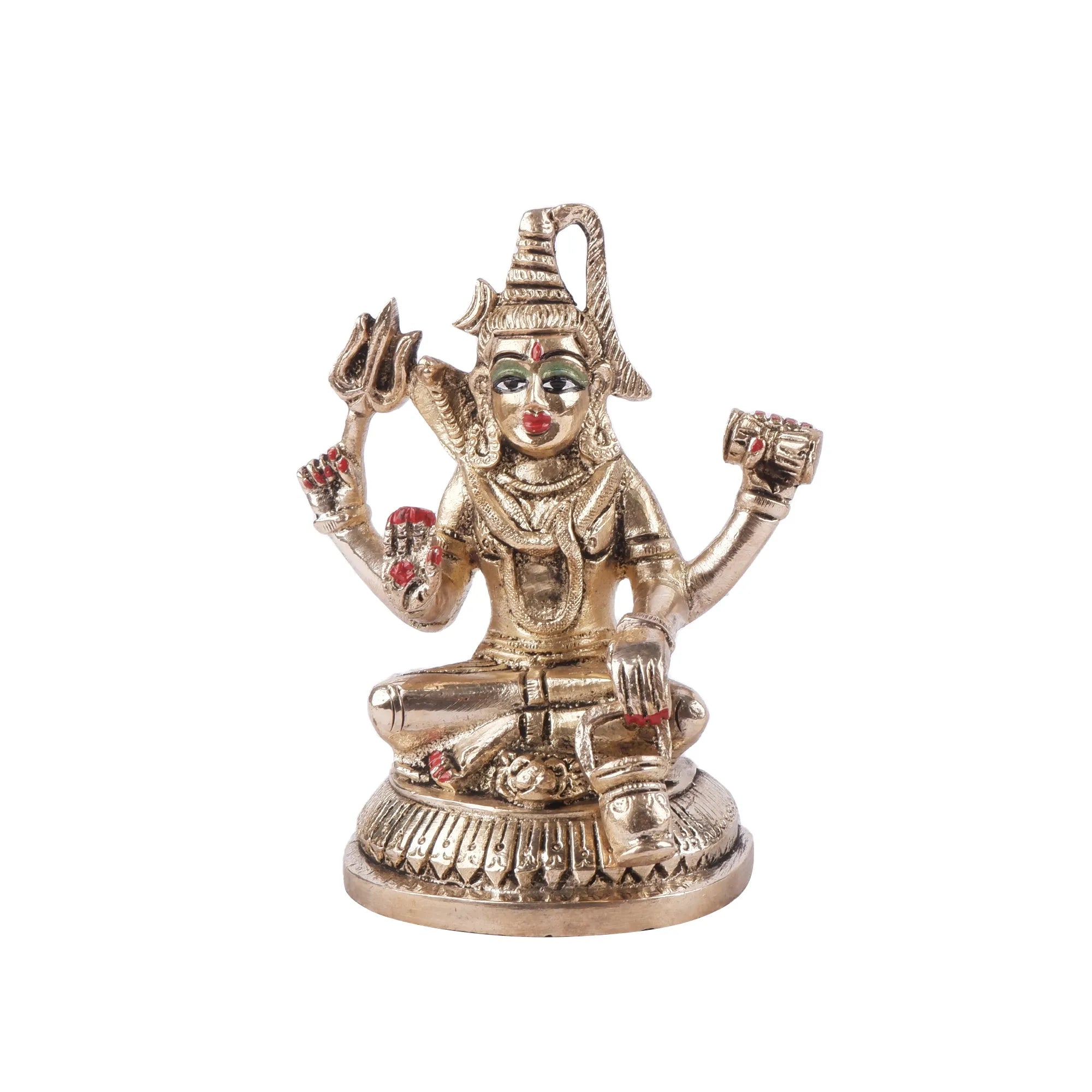 Brass Bhagwan Shankar Idol(5.5 Inch)