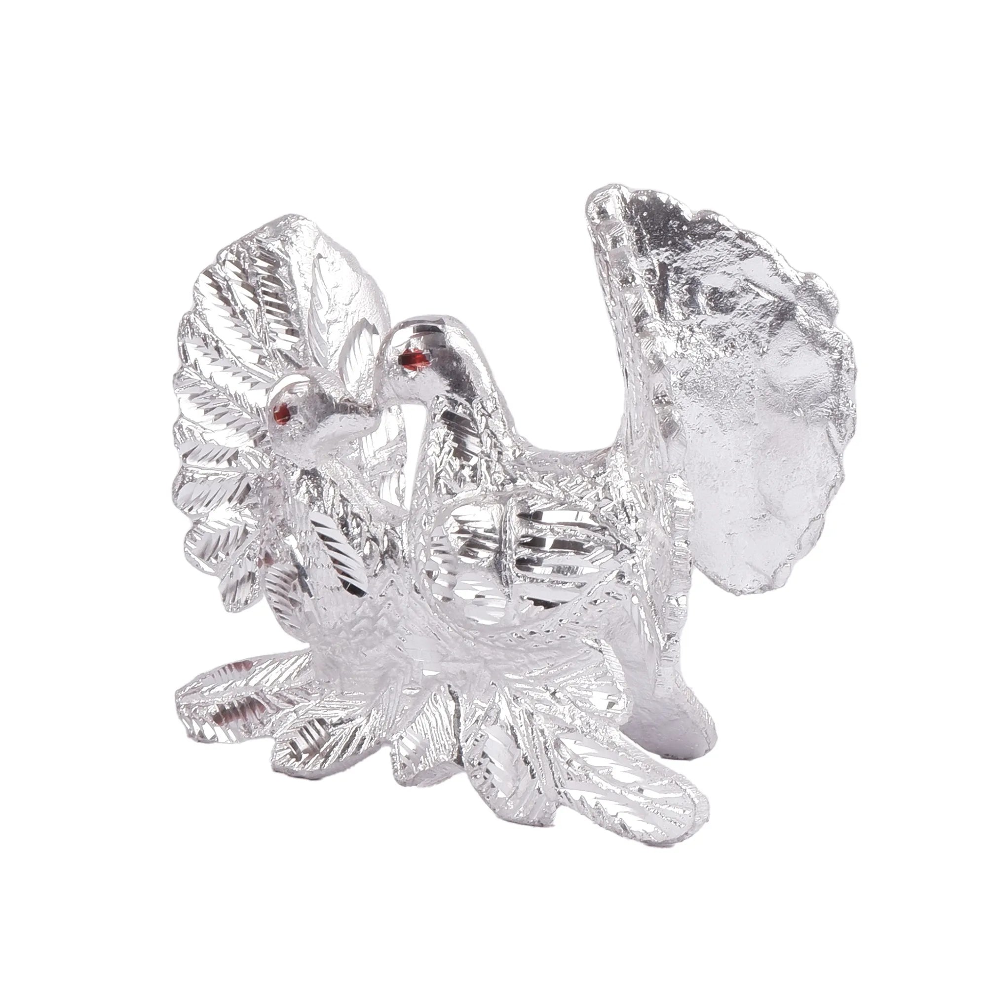 White Metal Love Bird (4.7 Inch)